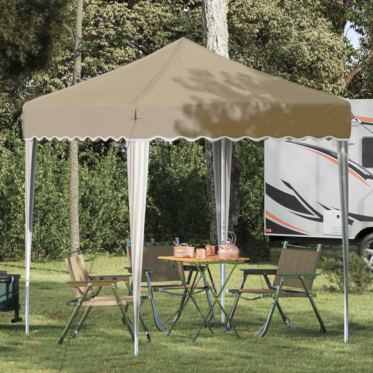 Pop-Up Partyzelt 195 X 195 X 245 Cm Oxford-Stoff