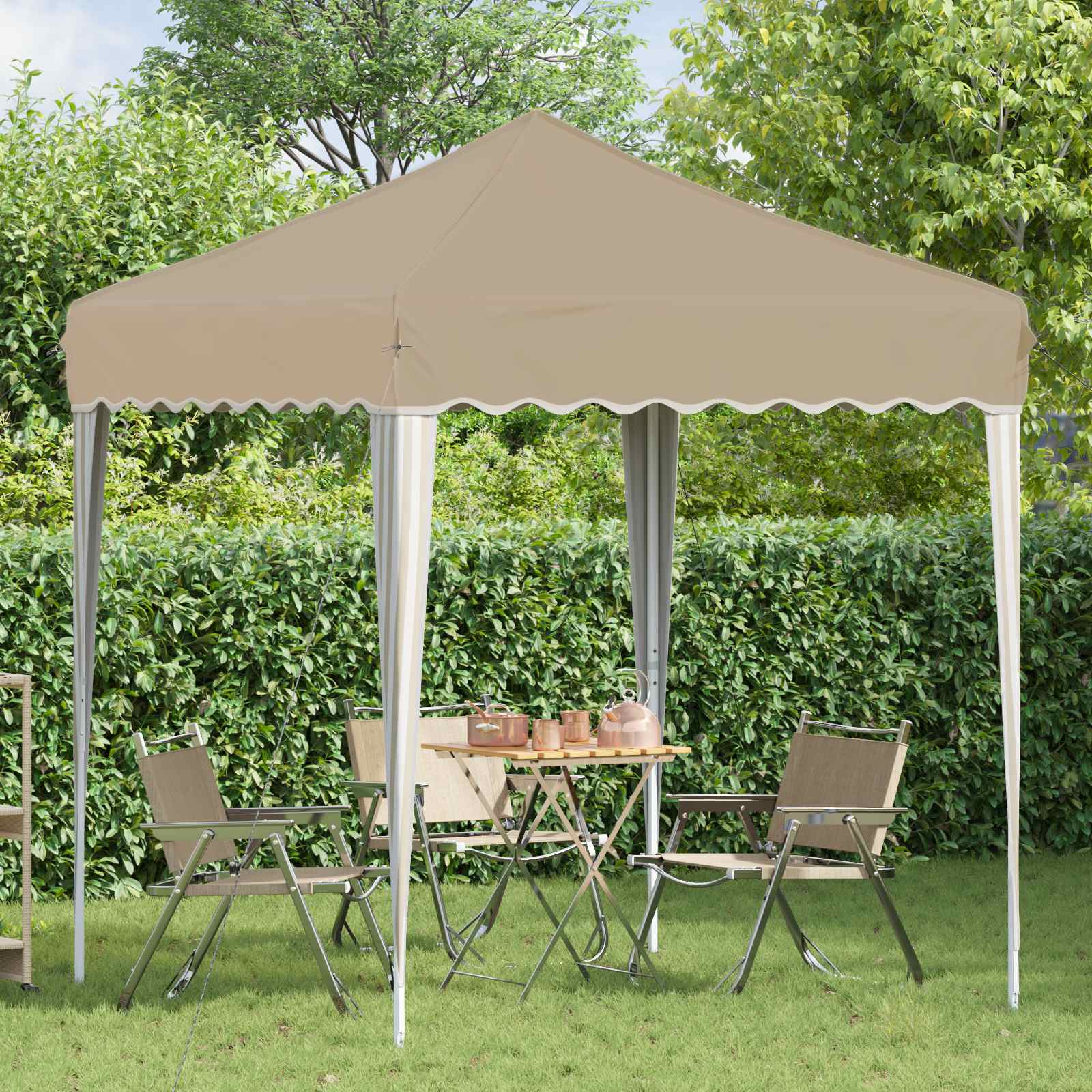 Pop-Up Partyzelt 195 X 195 X 245 Cm Oxford-Stoff