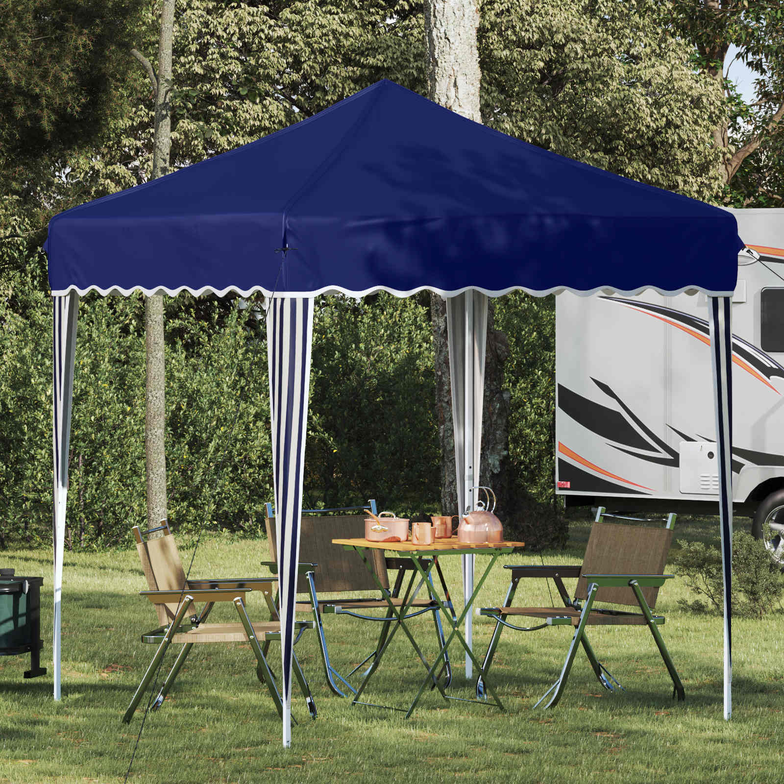 Pop-Up Partyzelt 195 X 195 X 245 Cm Oxford-Stoff