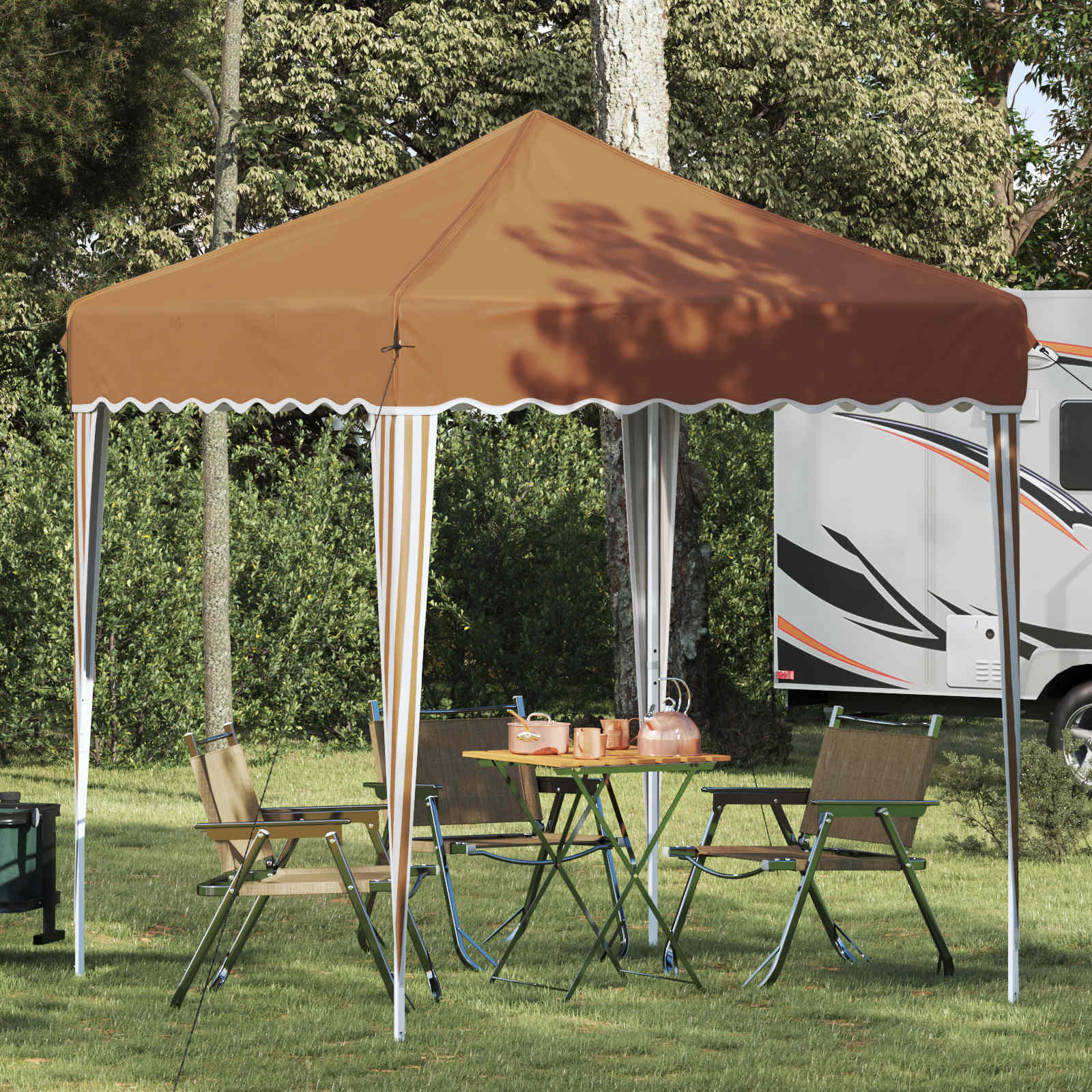 Pop-Up Partyzelt 195 X 195 X 245 Cm Oxford-Stoff