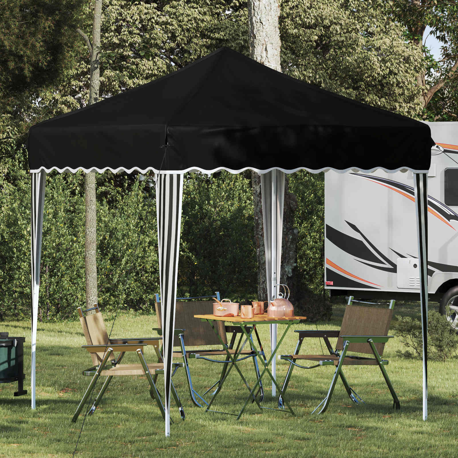 Pop-Up Partyzelt 195 X 195 X 245 Cm Oxford-Stoff