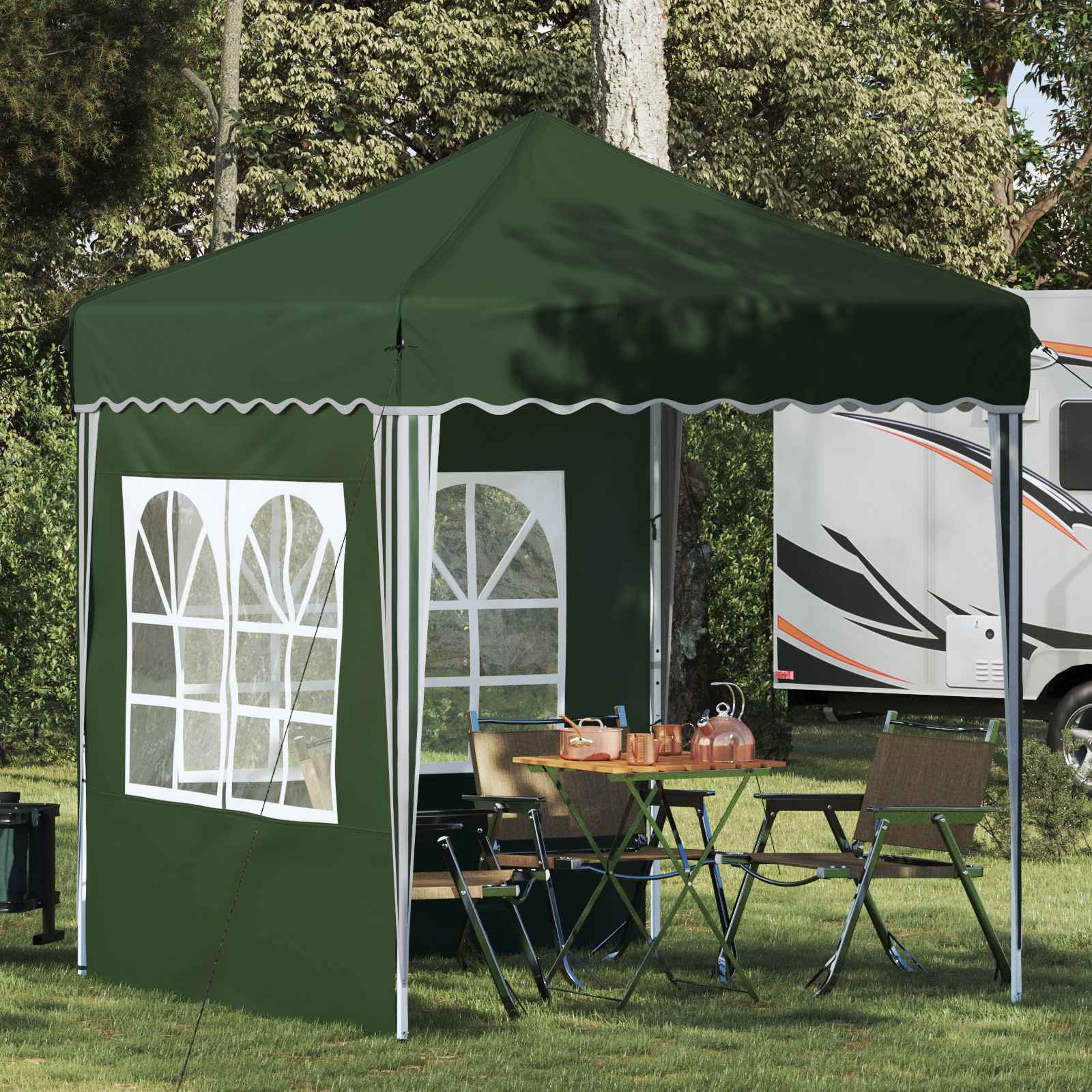 Pop-Up Partyzelt 195 X 195 X 245 Cm Oxford-Stoff