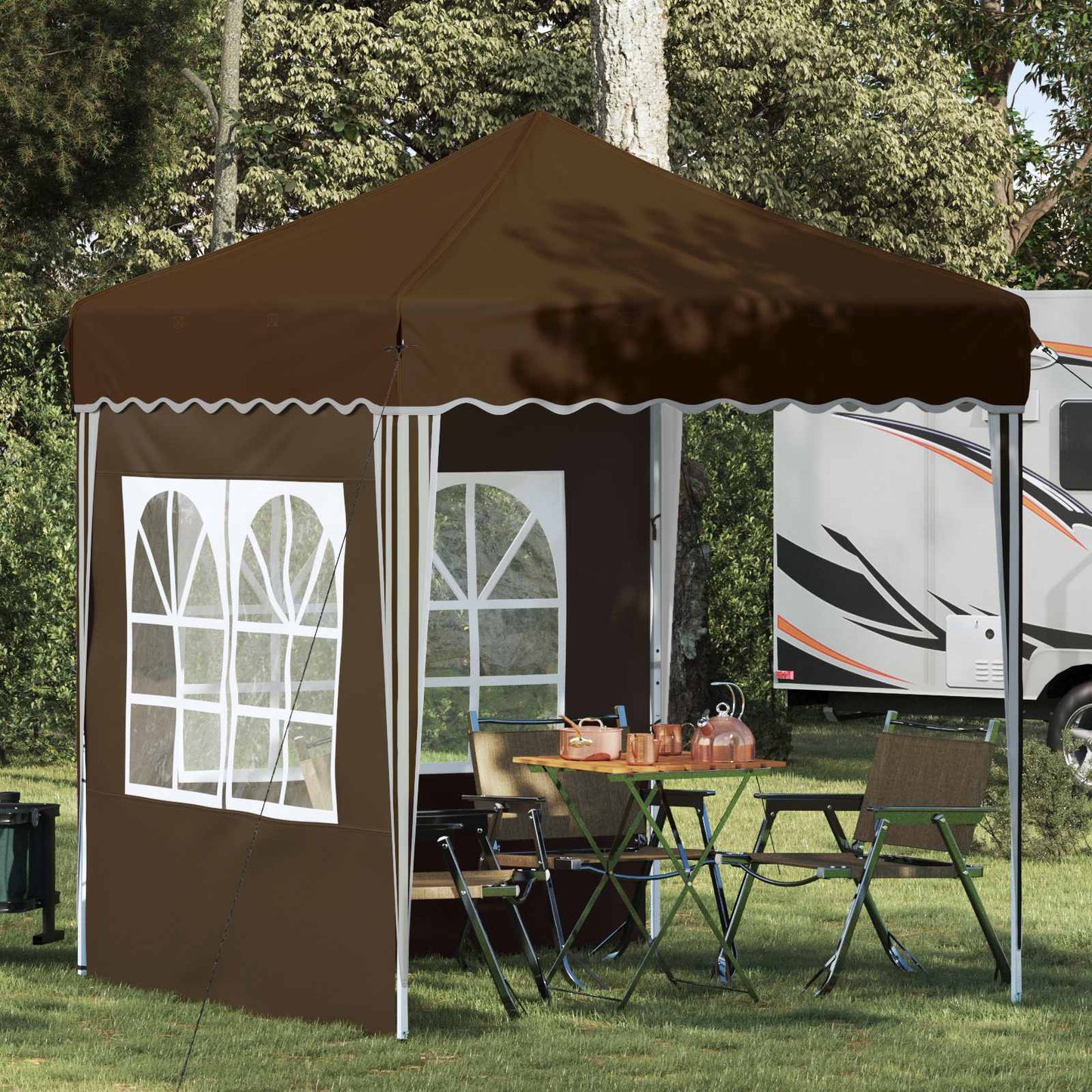 Pop-Up Partyzelt 195 X 195 X 245 Cm Oxford-Stoff