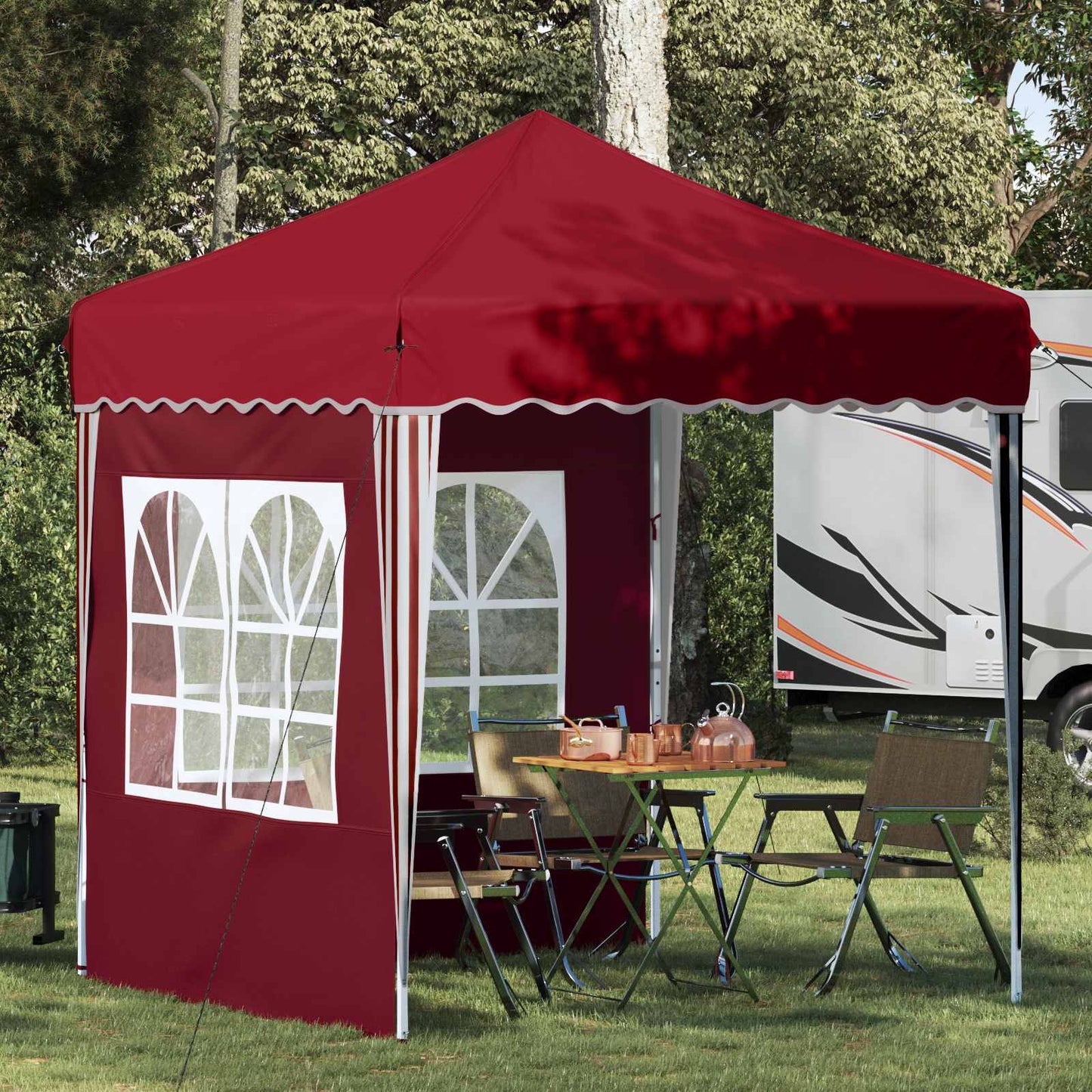Pop-Up Partyzelt 195 X 195 X 245 Cm Oxford-Stoff