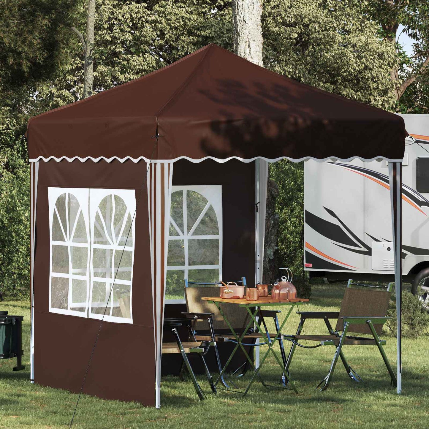 Pop-Up Partyzelt 195 X 195 X 245 Cm Oxford-Stoff