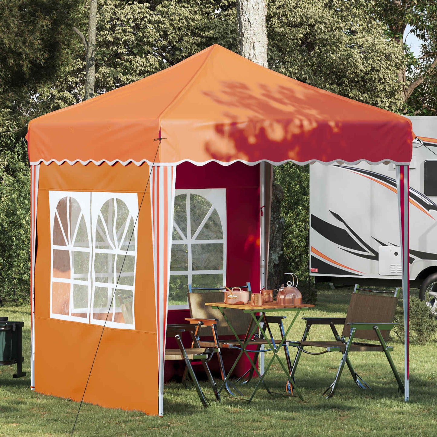 Pop-Up Partyzelt 195 X 195 X 245 Cm Oxford-Stoff