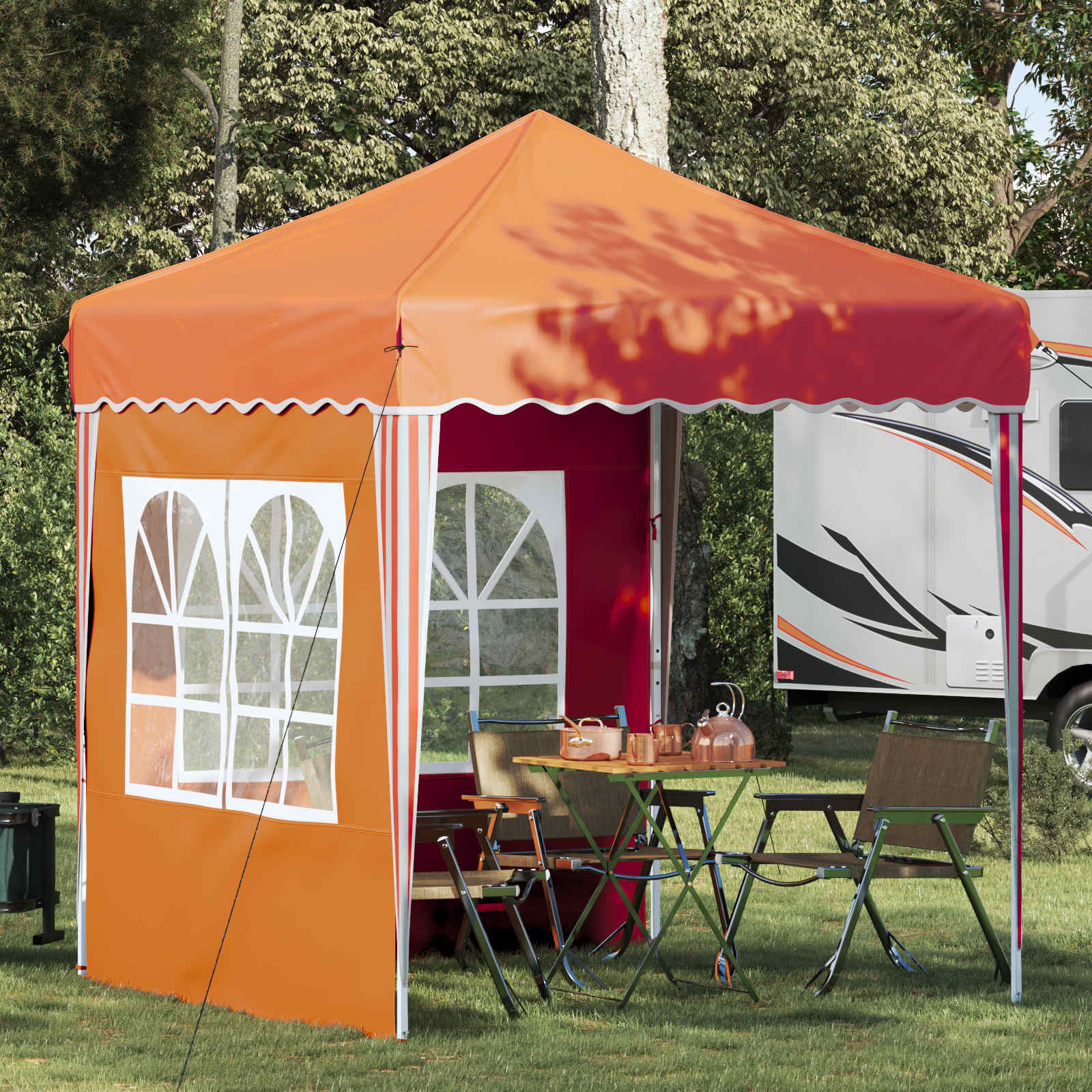 Pop-Up Partyzelt 195 X 195 X 245 Cm Oxford-Stoff