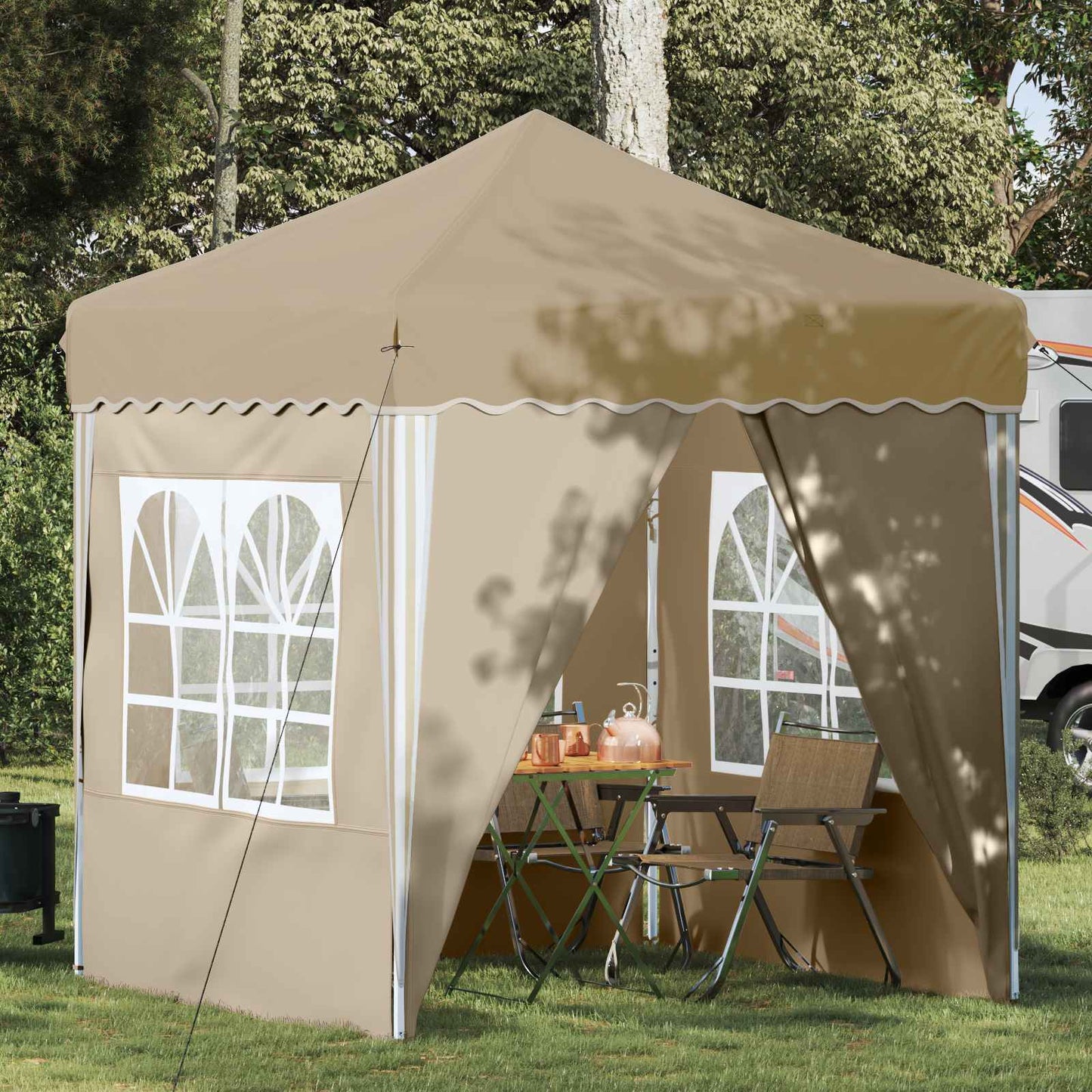 Pop-Up Partyzelt 195 X 195 X 245 Cm Oxford-Stoff