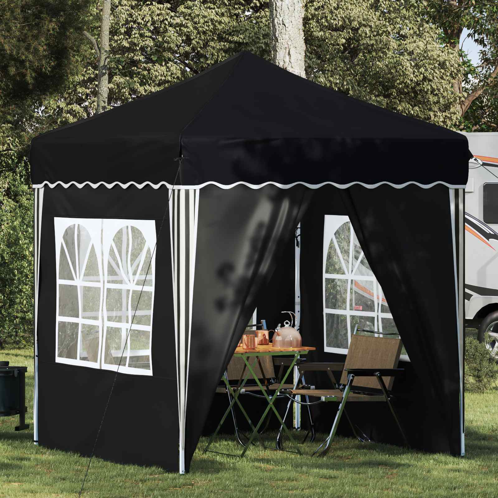 Pop-Up Partyzelt 195 X 195 X 245 Cm Oxford-Stoff