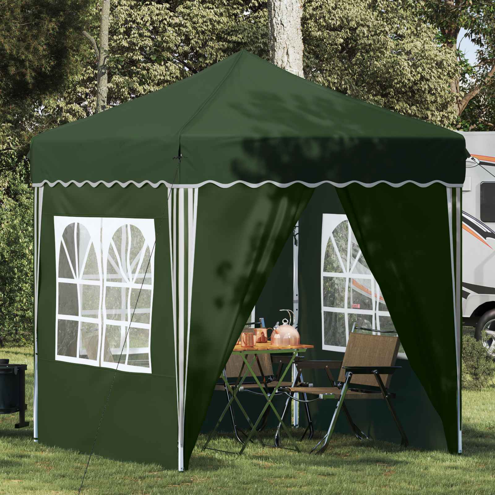 Pop-Up Partyzelt 195 X 195 X 245 Cm Oxford-Stoff