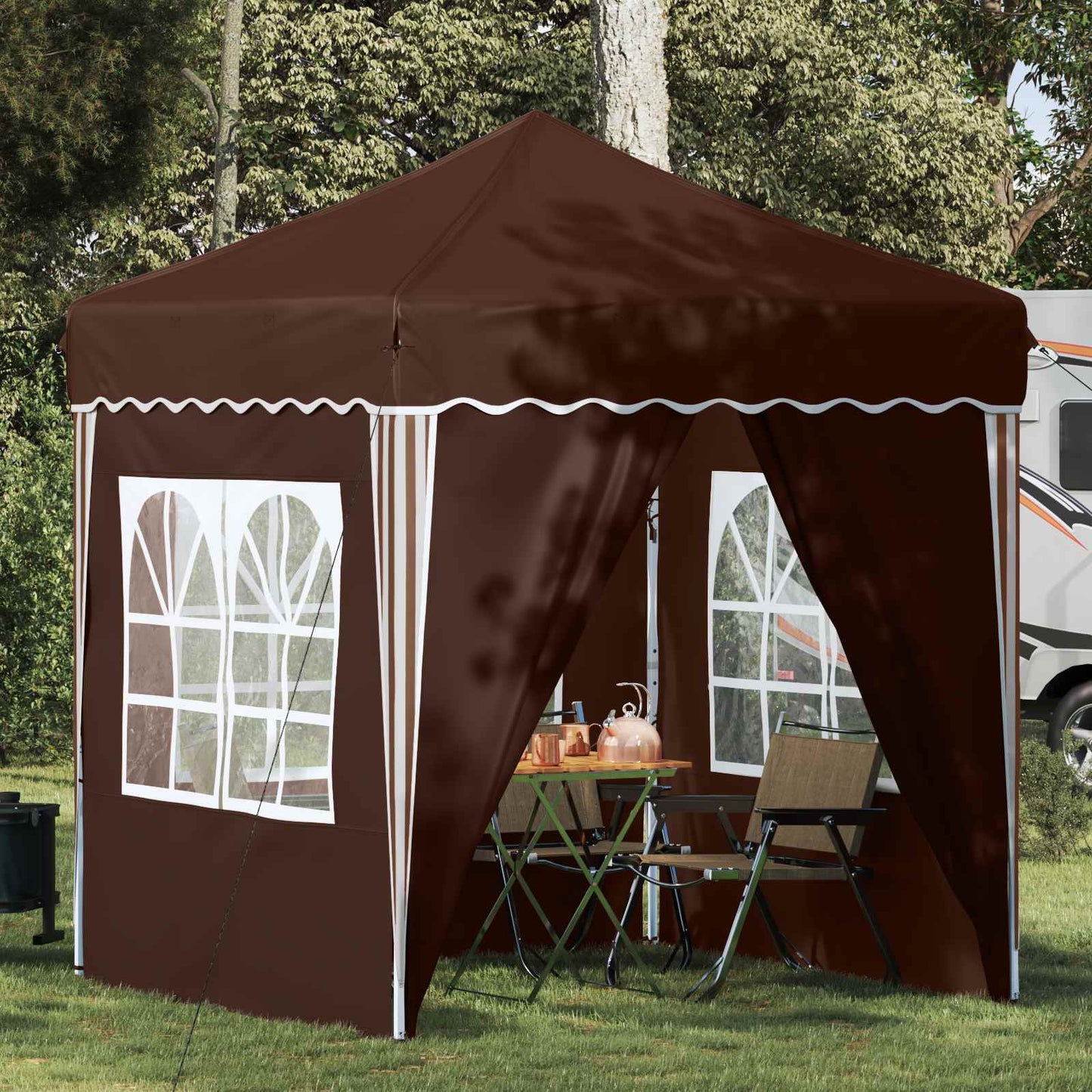 Pop-Up Partyzelt 195 X 195 X 245 Cm Oxford-Stoff