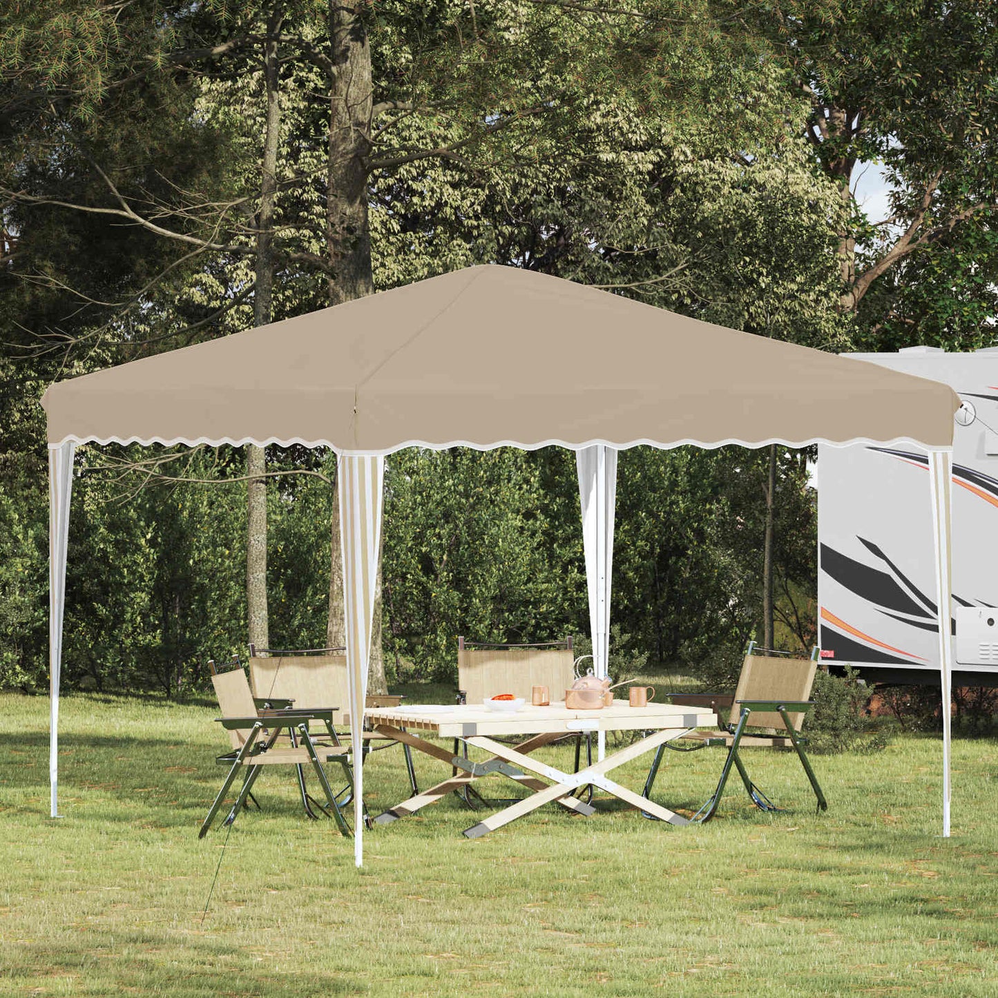 Pop-Up Partyzelt 288 X 288 X 245 Cm Oxford-Stoff