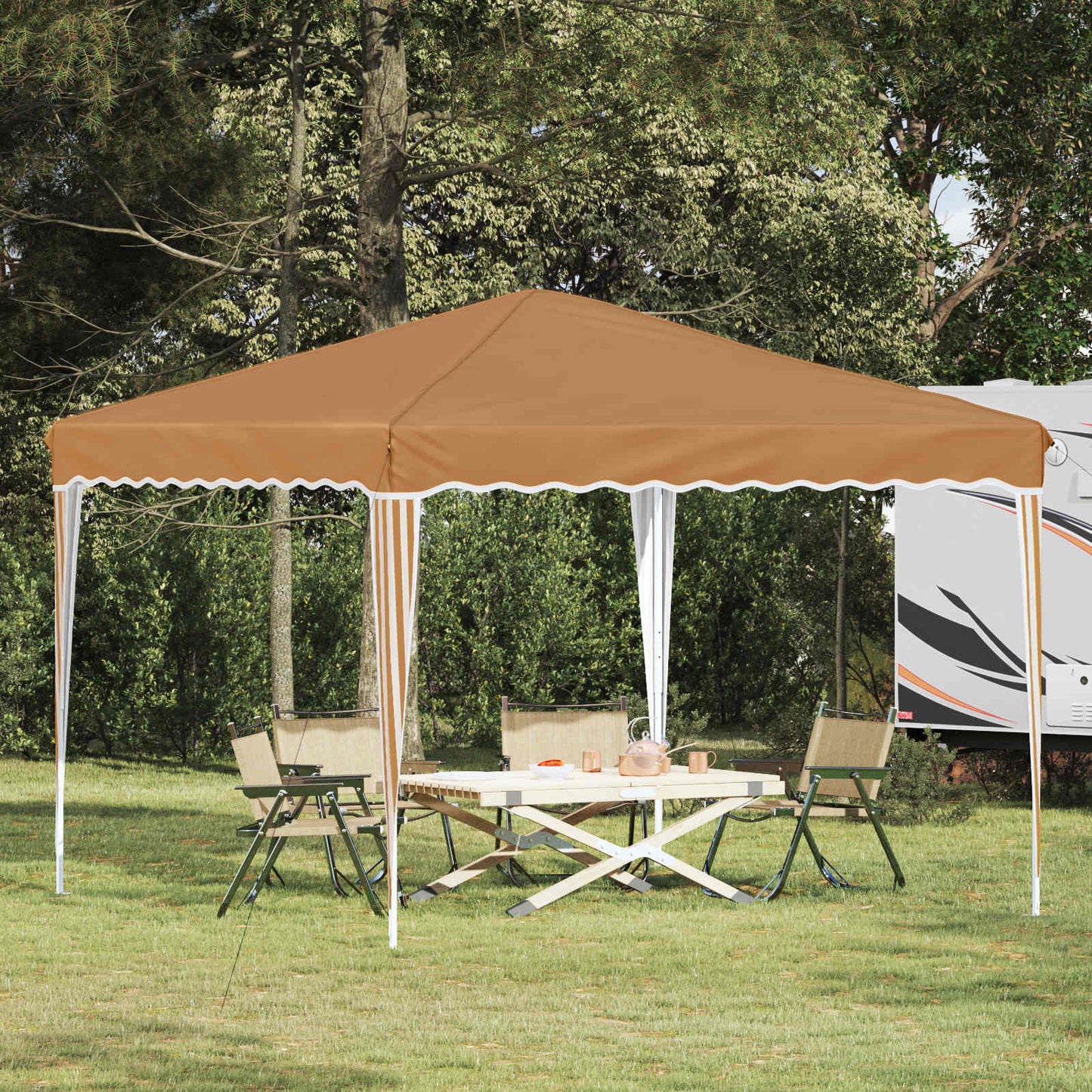 Pop-Up Partyzelt 288 X 288 X 245 Cm Oxford-Stoff
