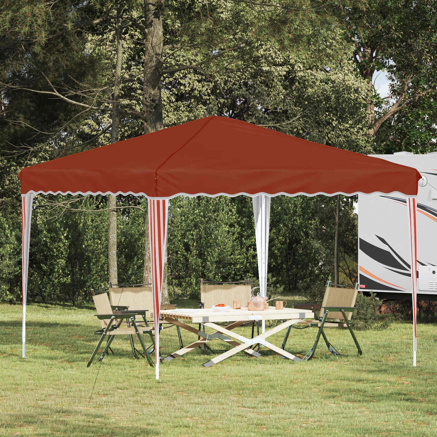 Pop-Up Partyzelt 288 X 288 X 245 Cm Oxford-Stoff