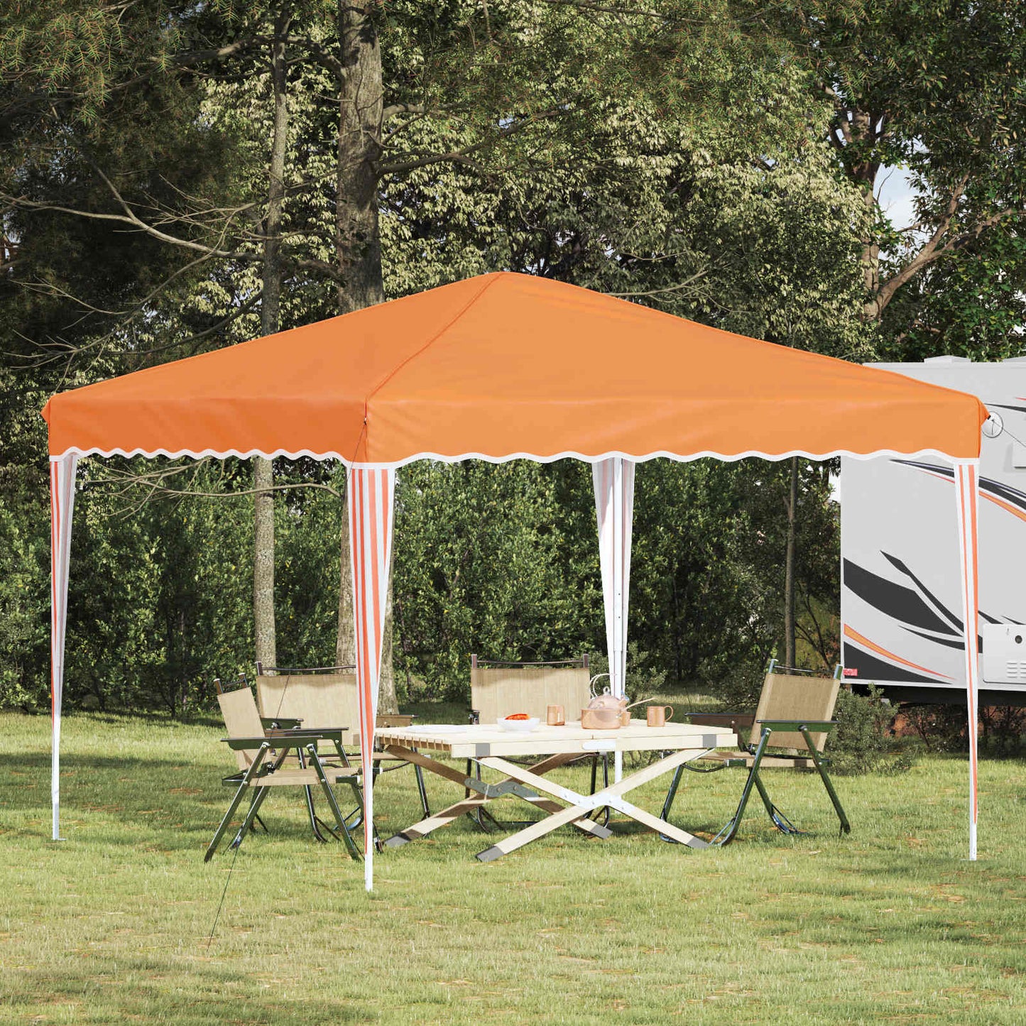 Pop-Up Partyzelt 288 X 288 X 245 Cm Oxford-Stoff