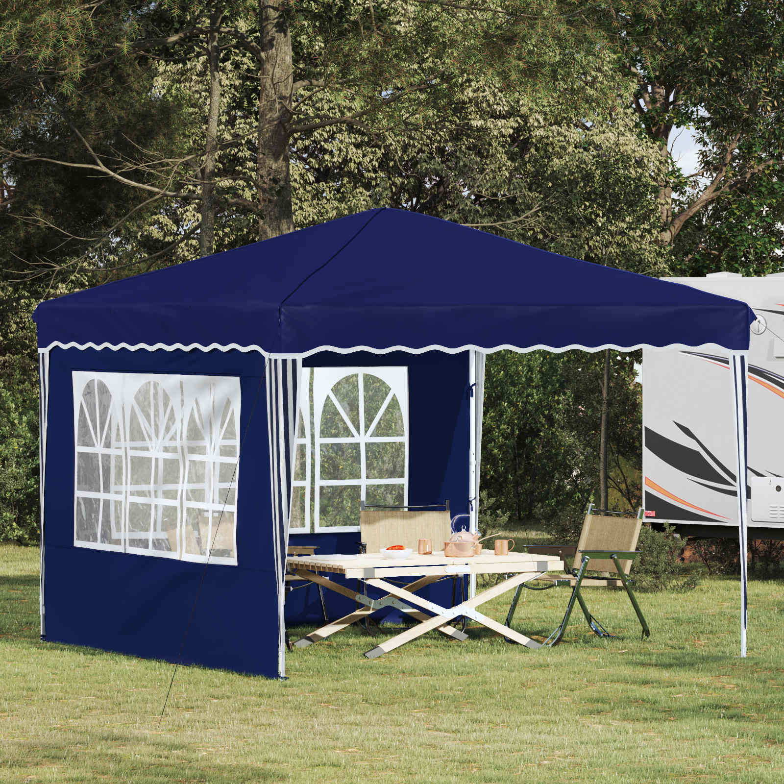 Pop-Up Partyzelt 288 X 288 X 245 Cm Oxford-Stoff