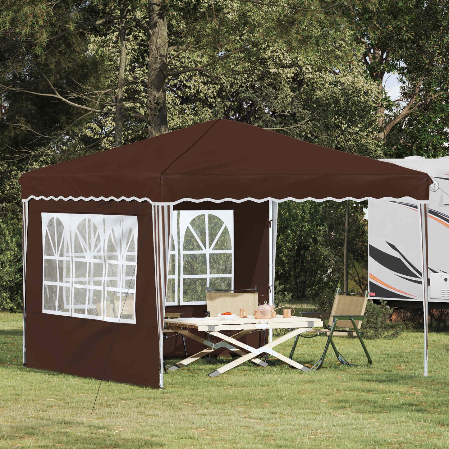 Pop-Up Partyzelt 288 X 288 X 245 Cm Oxford-Stoff