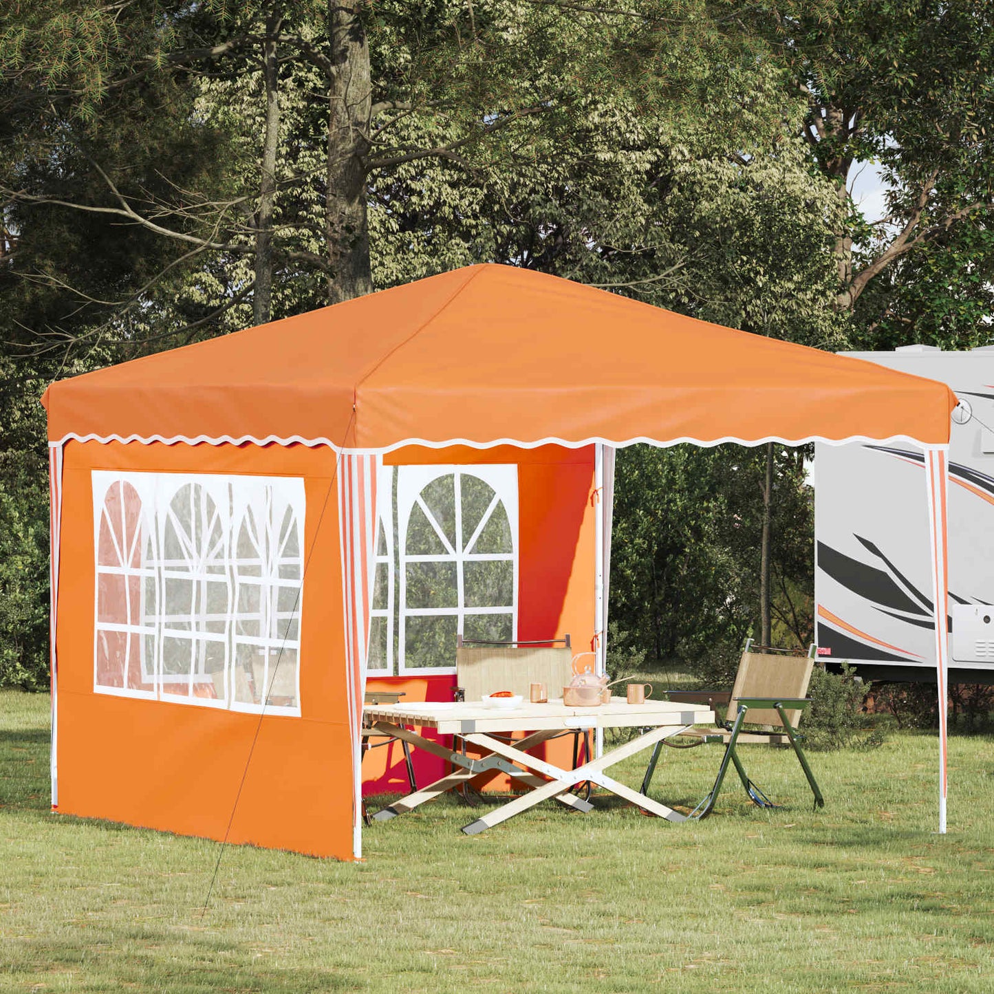 Pop-Up Partyzelt 288 X 288 X 245 Cm Oxford-Stoff