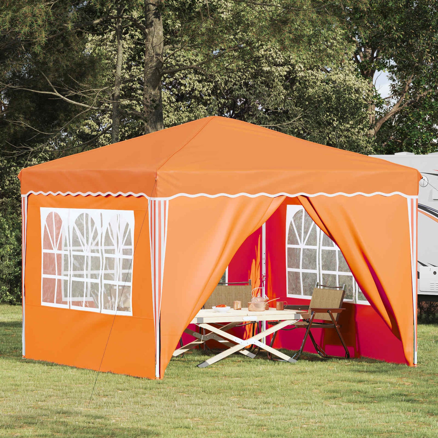 Pop-Up Partyzelt 288 X 288 X 245 Cm Oxford-Stoff