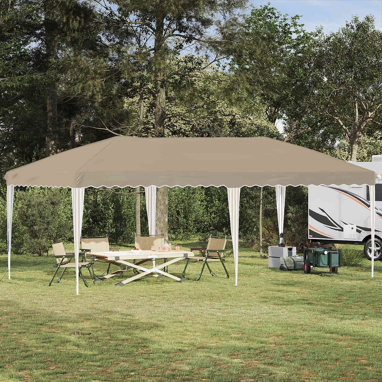Pop-Up Partyzelt 575 X 288 X 245 Cm