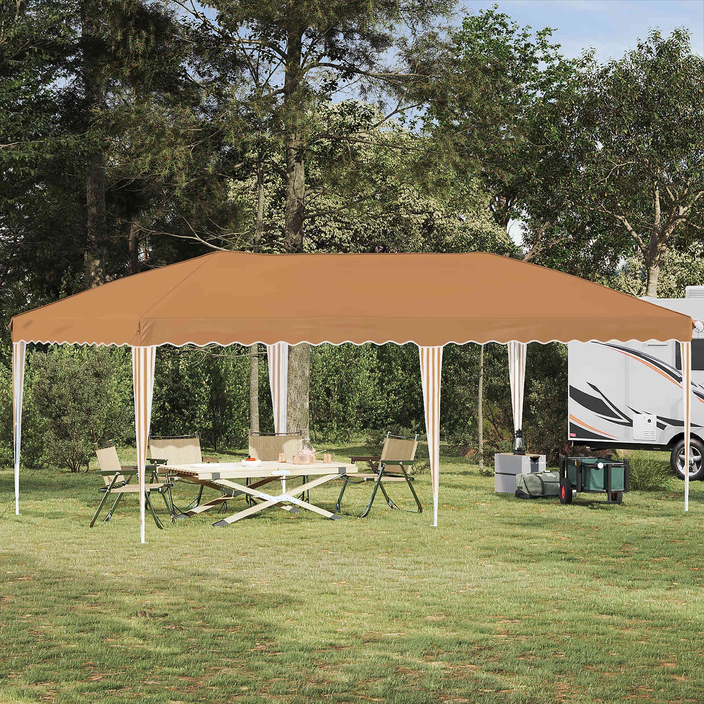 Pop-Up Partyzelt 575 X 288 X 245 Cm