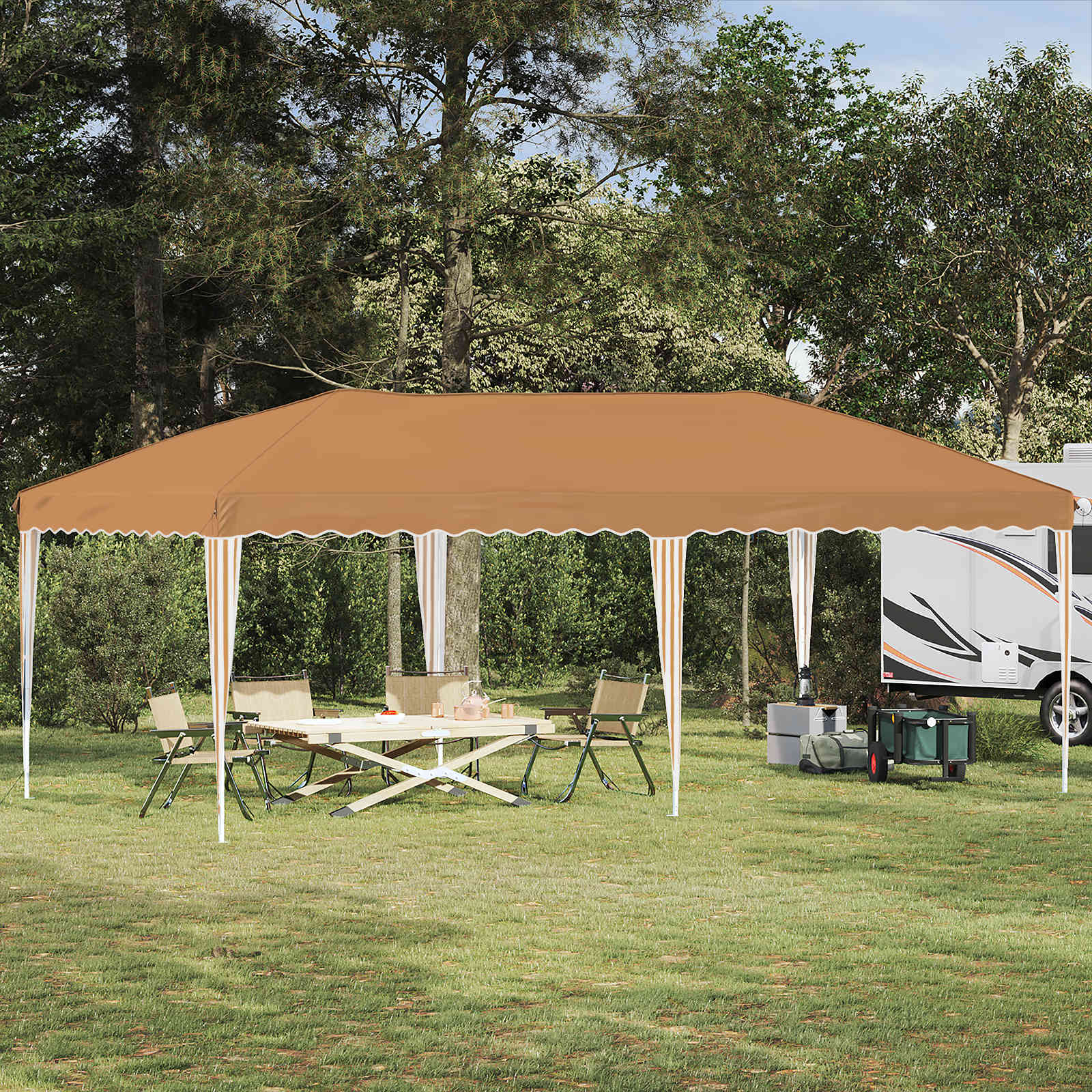 Pop-Up Partyzelt 575 X 288 X 245 Cm