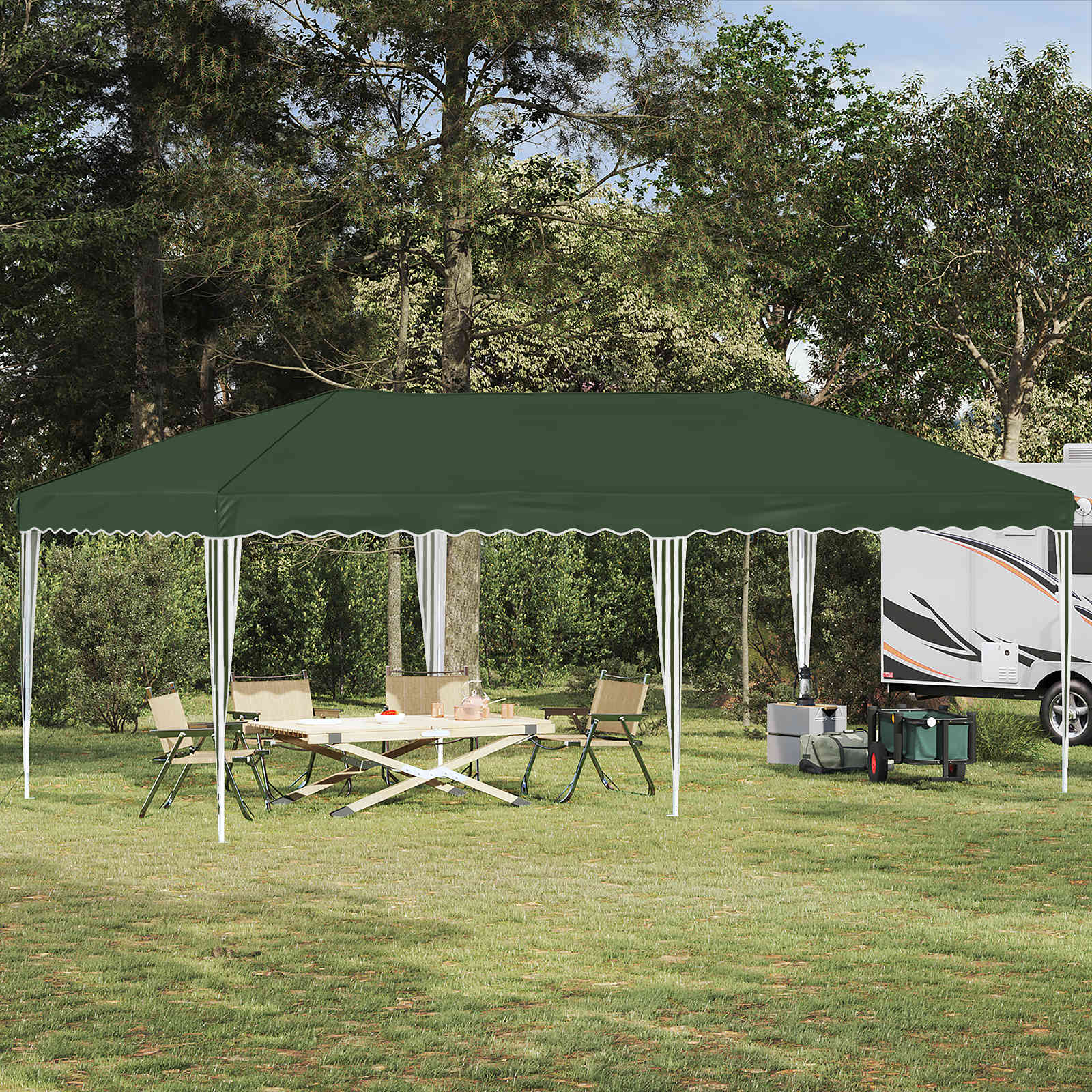 Pop-Up Partyzelt 575 X 288 X 245 Cm