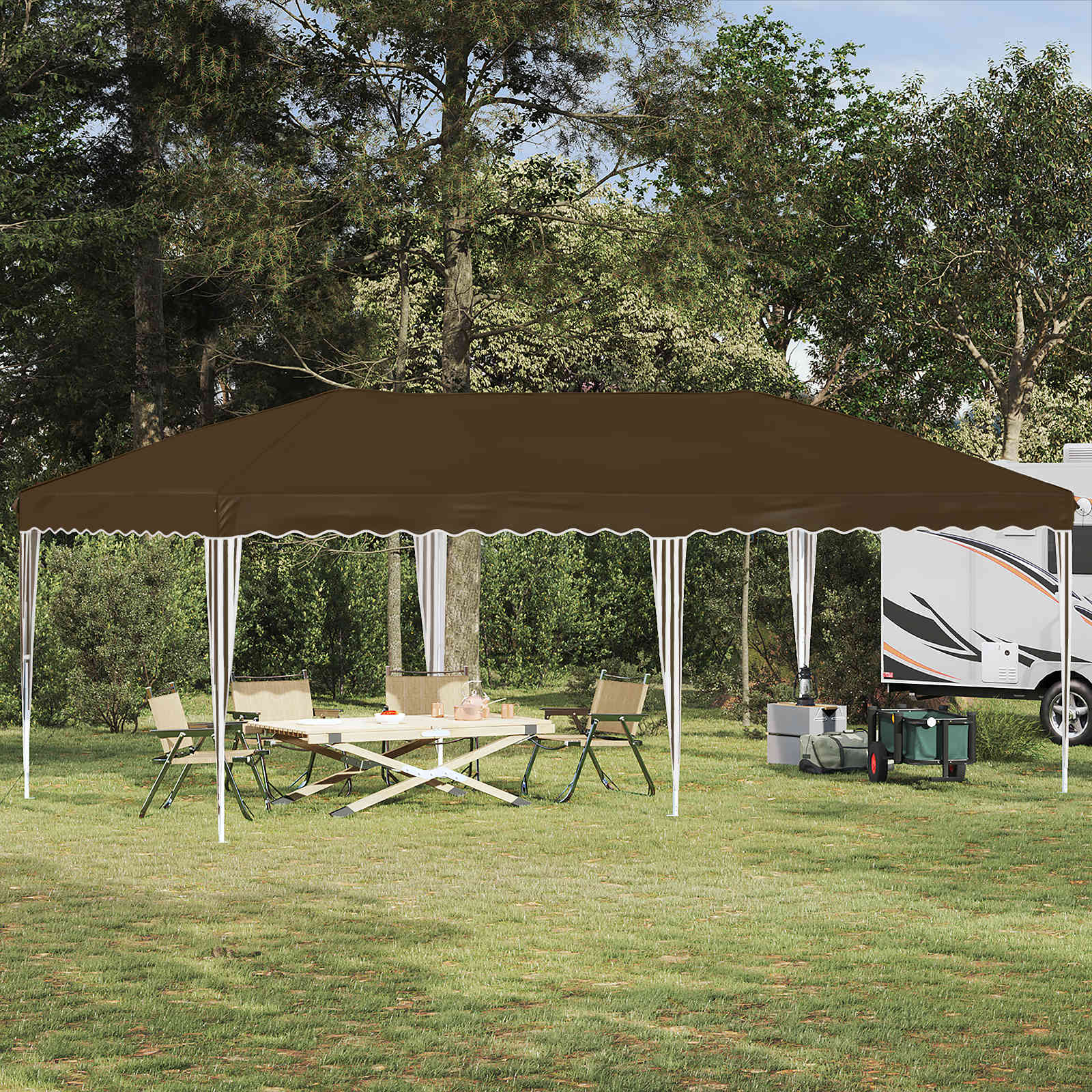 Pop-Up Partyzelt 575 X 288 X 245 Cm