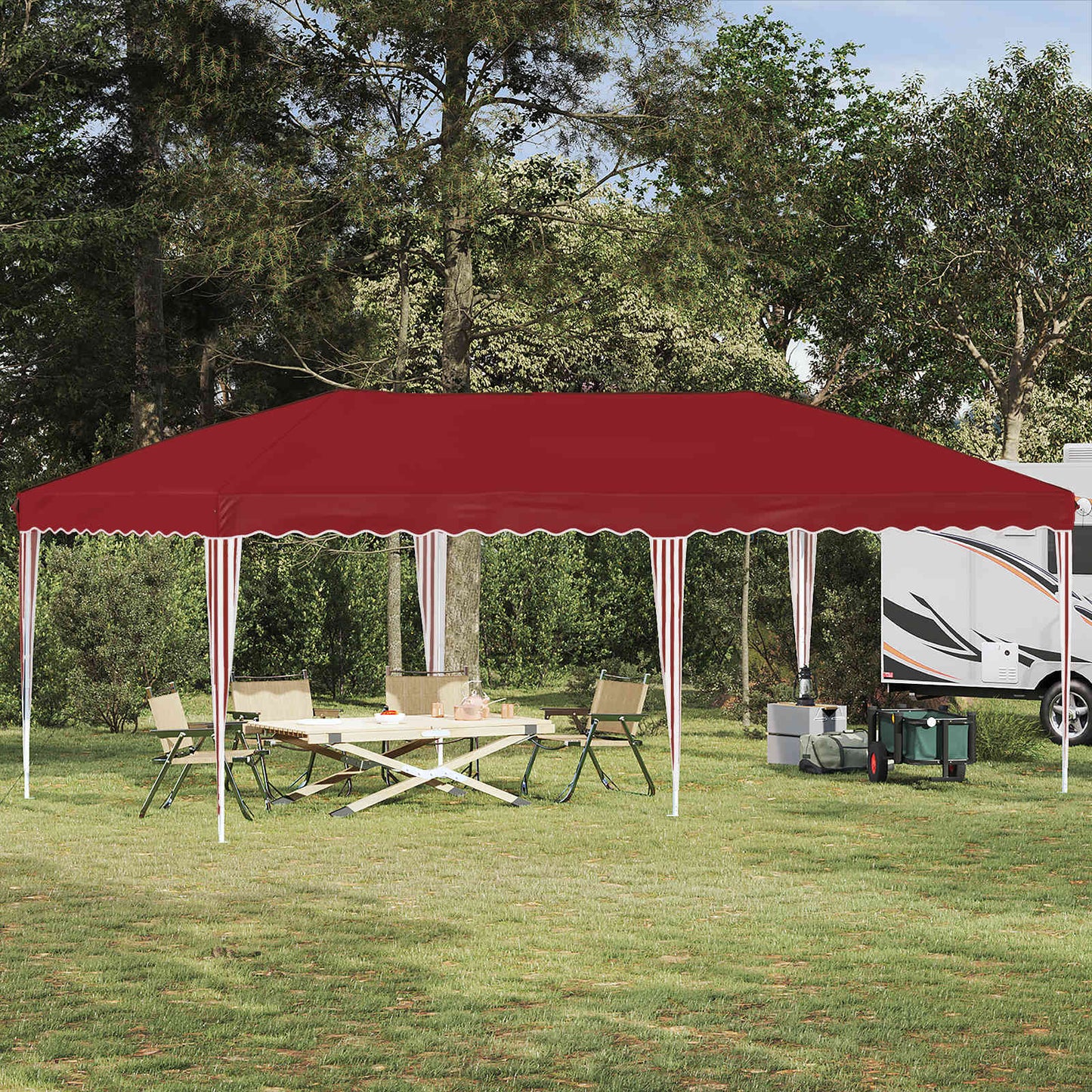 Pop-Up Partyzelt 575 X 288 X 245 Cm