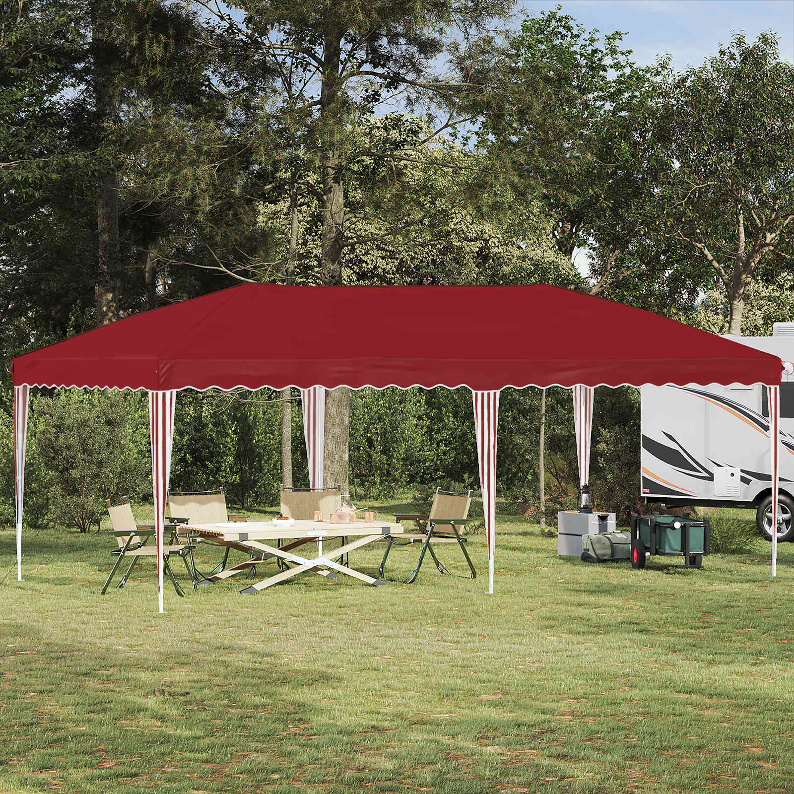 Pop-Up Partyzelt 575 X 288 X 245 Cm