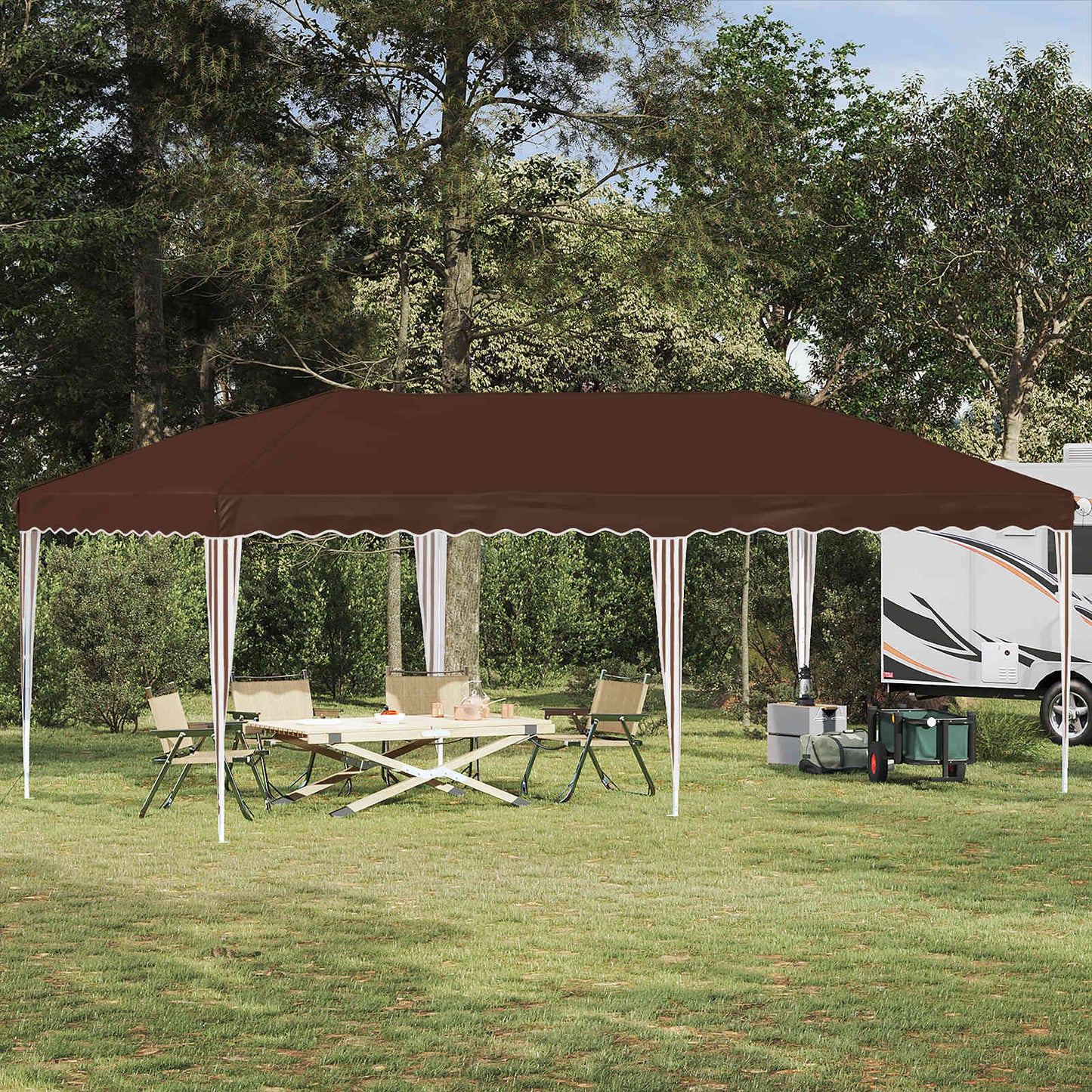 Pop-Up Partyzelt 575 X 288 X 245 Cm