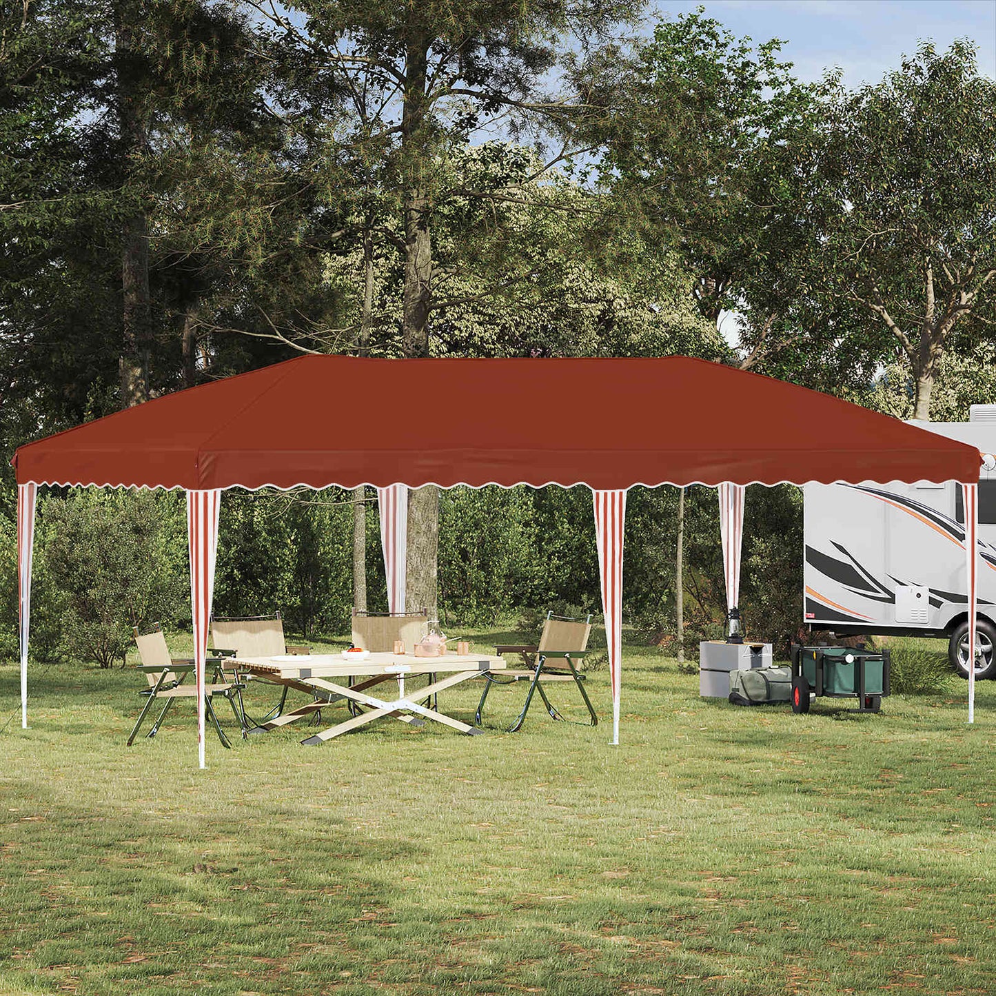 Pop-Up Partyzelt 575 X 288 X 245 Cm
