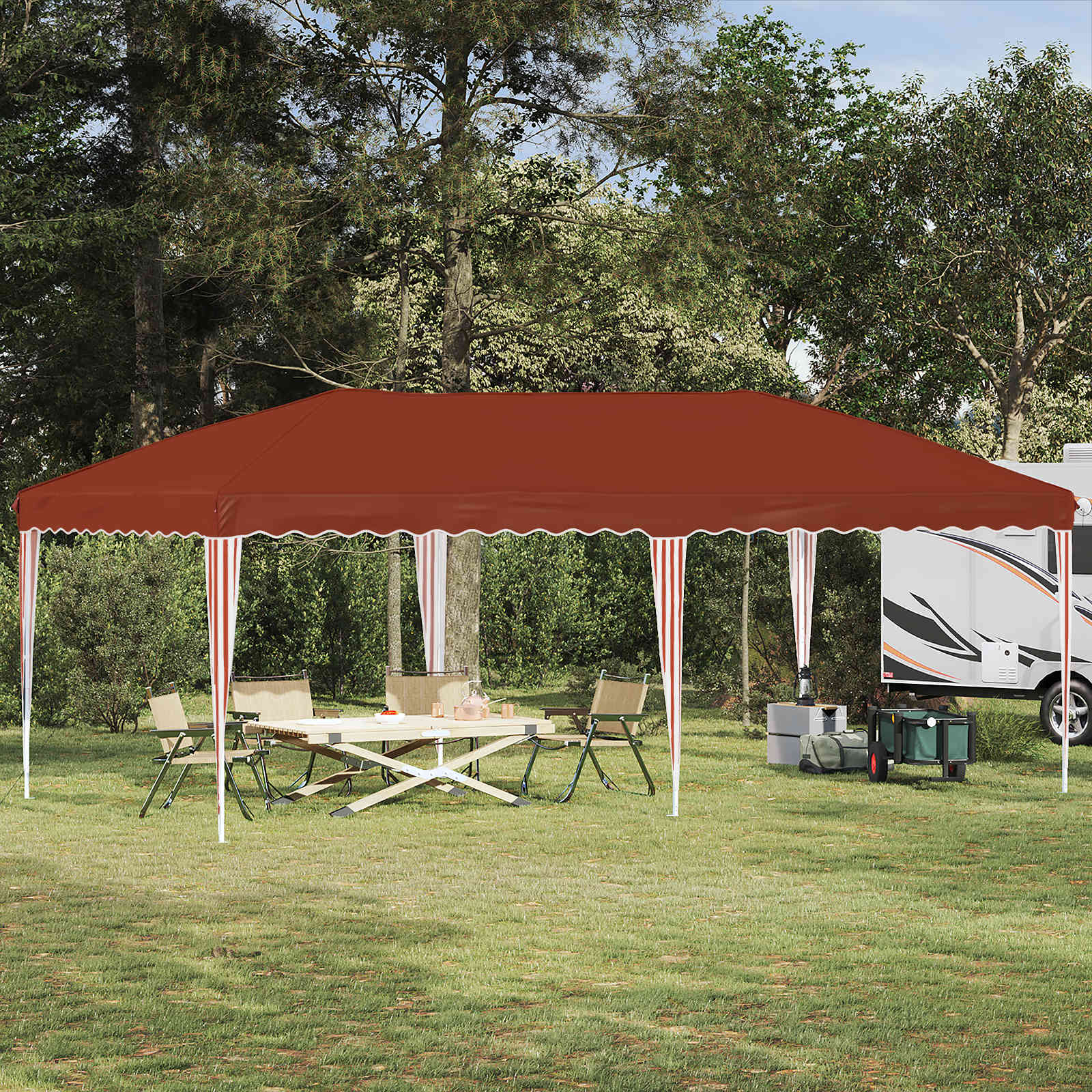 Pop-Up Partyzelt 575 X 288 X 245 Cm