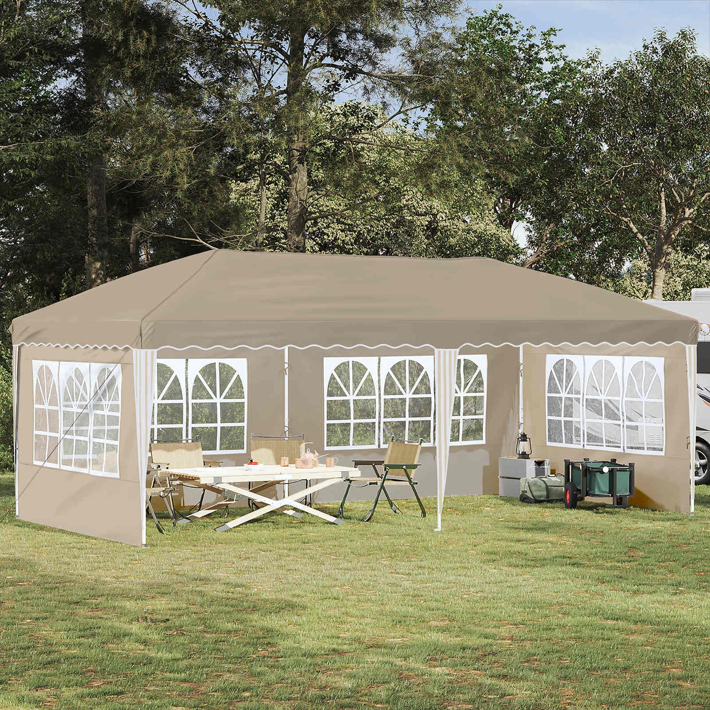Pop-Up Partyzelt 575 X 288 X 245 Cm