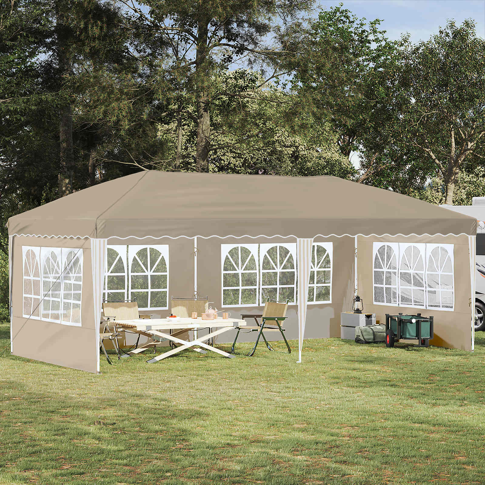 Pop-Up Partyzelt 575 X 288 X 245 Cm