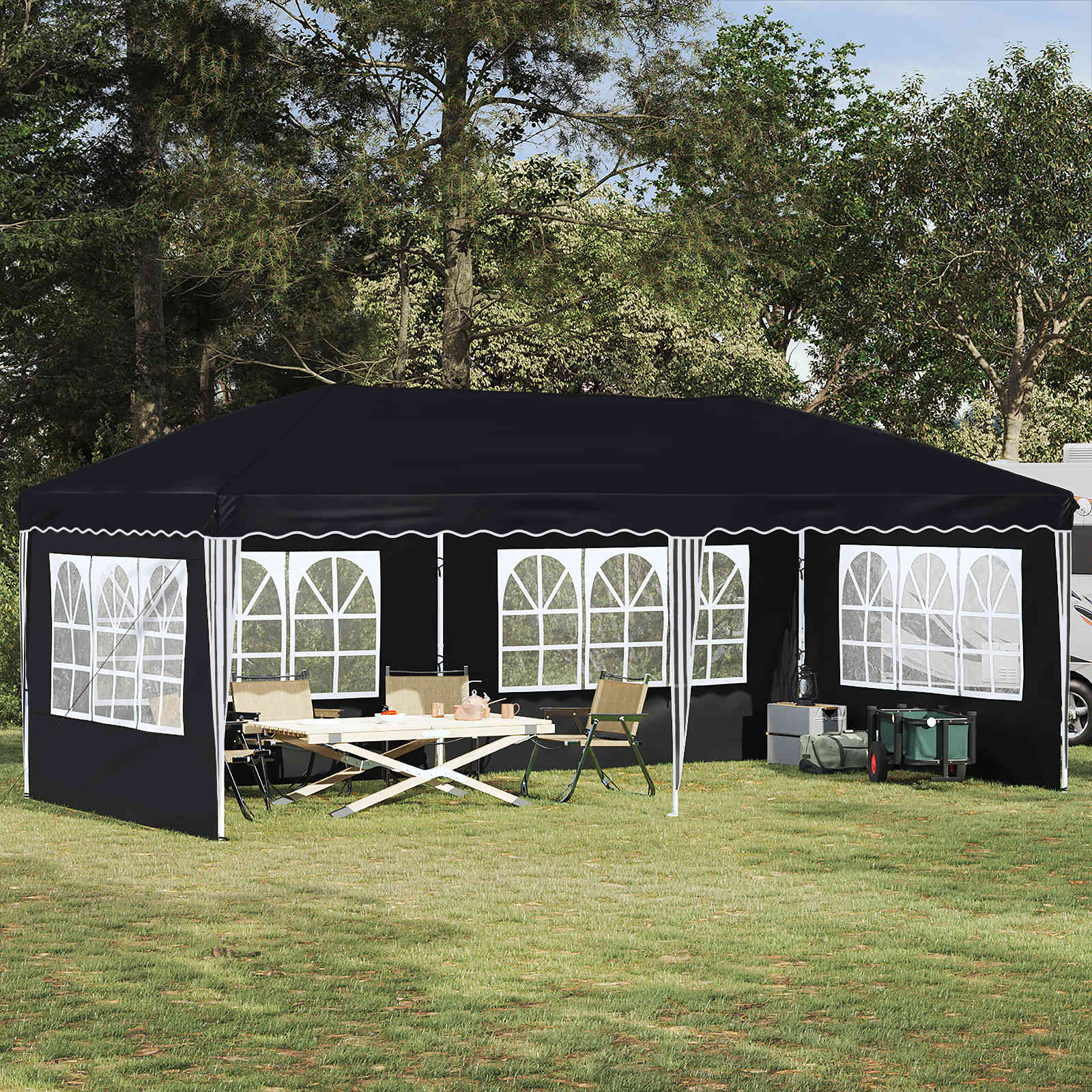 Pop-Up Partyzelt 575 X 288 X 245 Cm