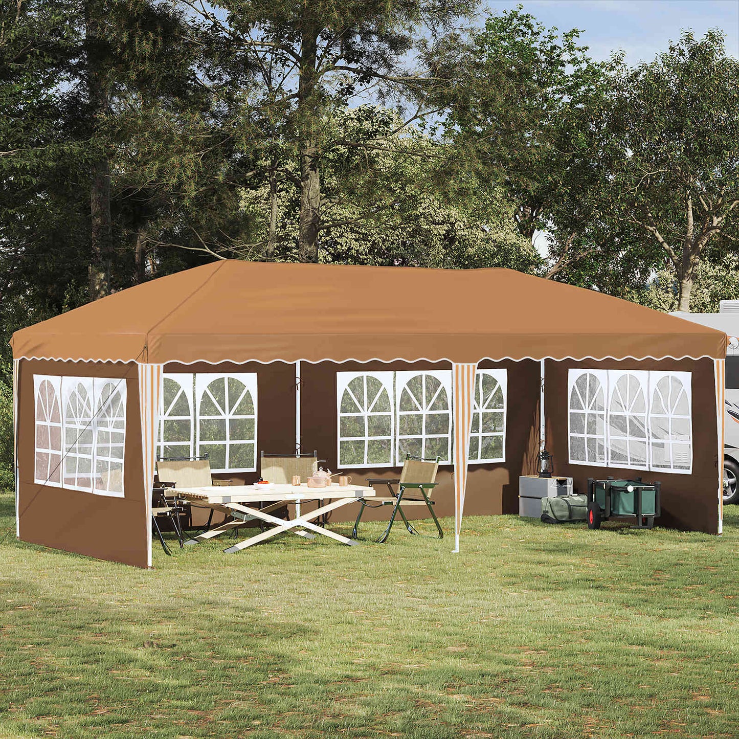 Pop-Up Partyzelt 575 X 288 X 245 Cm