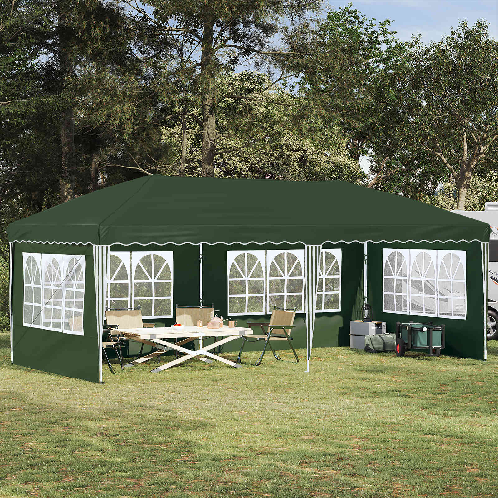 Pop-Up Partyzelt 575 X 288 X 245 Cm