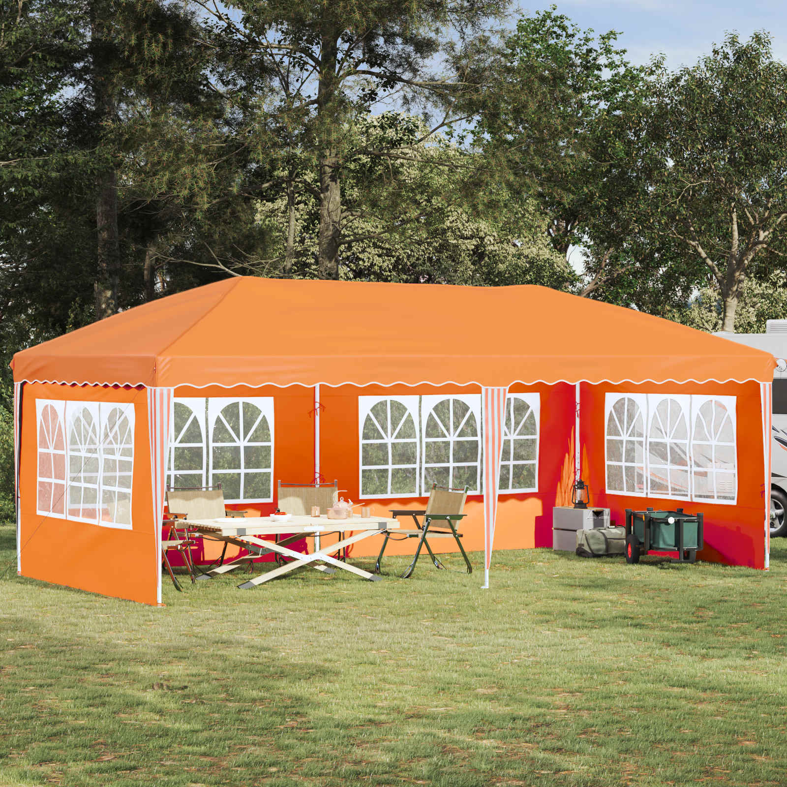 Pop-Up Partyzelt 575 X 288 X 245 Cm