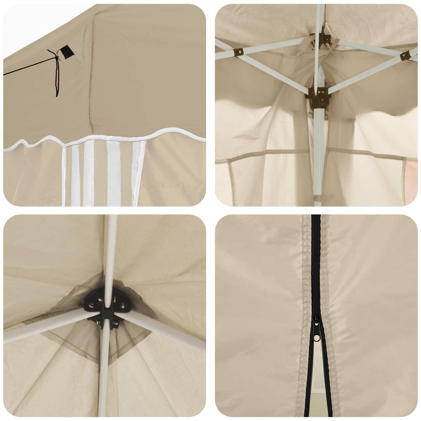 Pop-Up Partyzelt 575 X 288 X 245 Cm