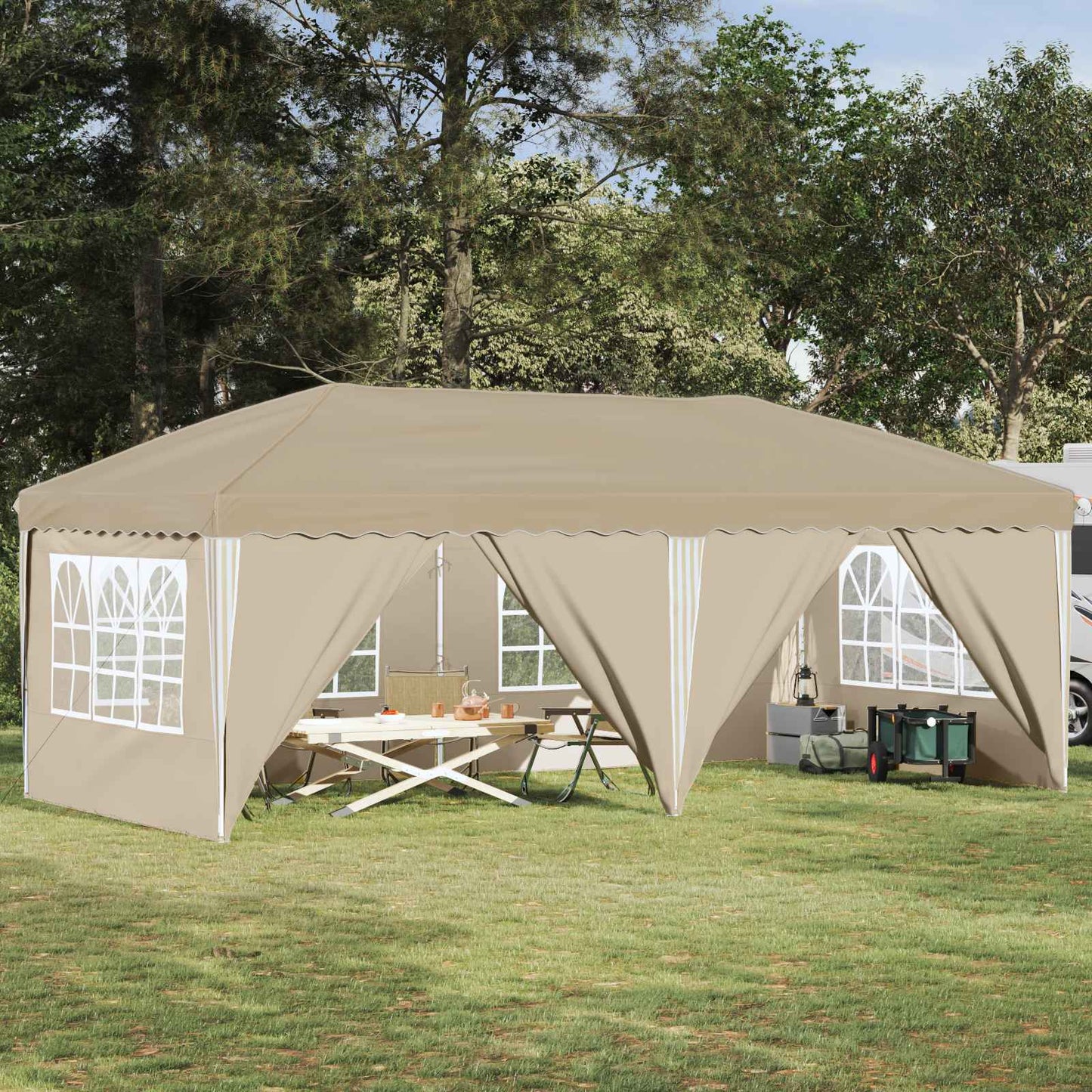 Pop-Up Partyzelt 575 X 288 X 245 Cm