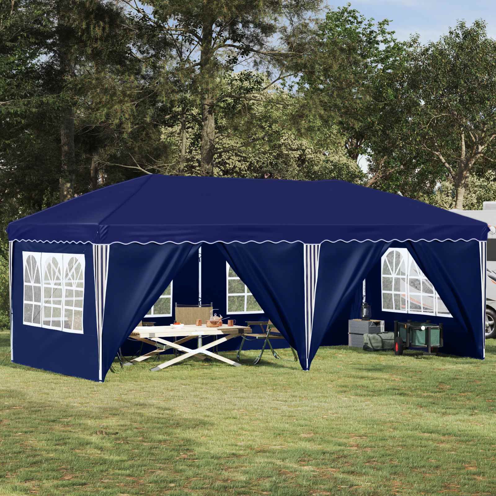 Pop-Up Partyzelt 575 X 288 X 245 Cm