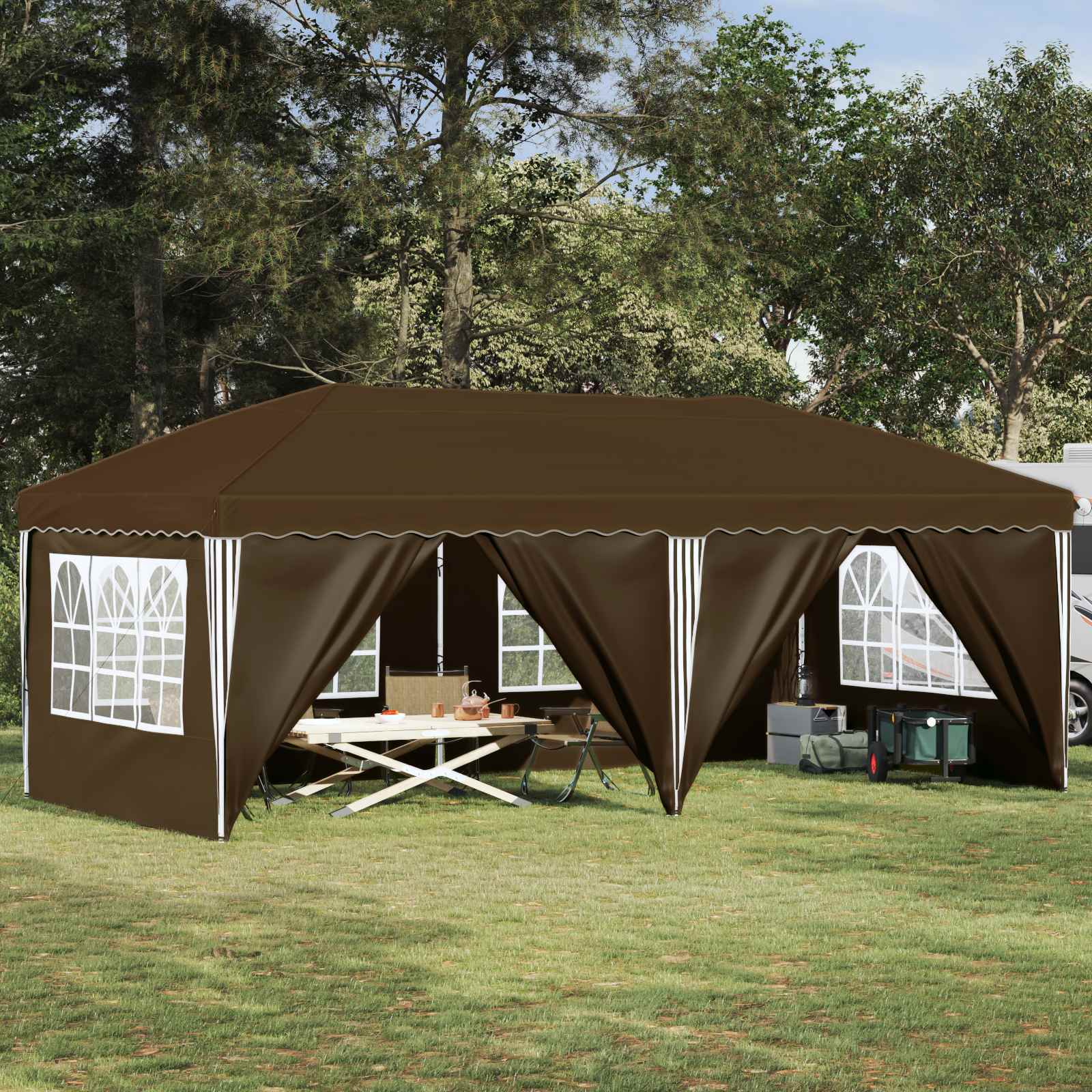 Pop-Up Partyzelt 575 X 288 X 245 Cm