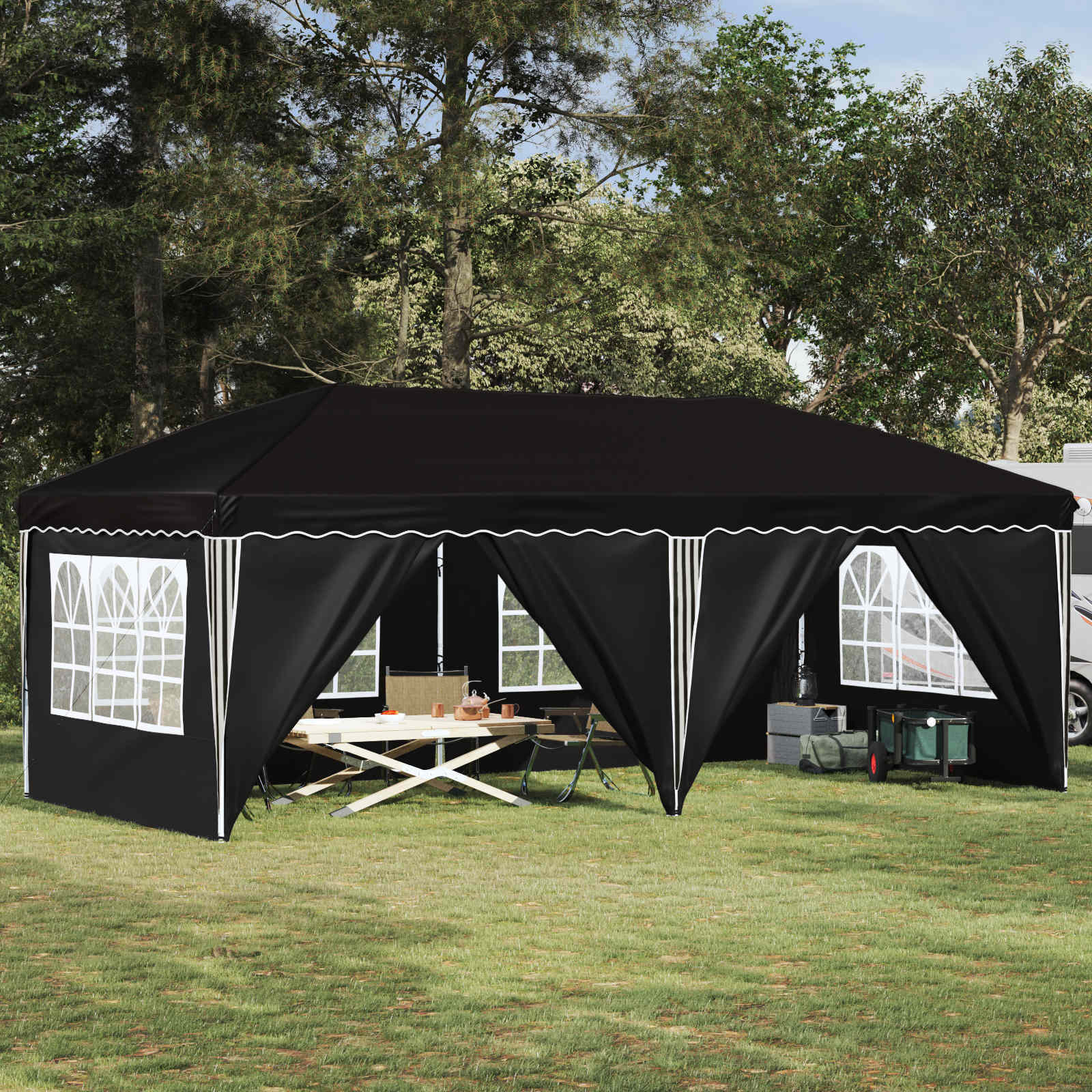 Pop-Up Partyzelt 575 X 288 X 245 Cm
