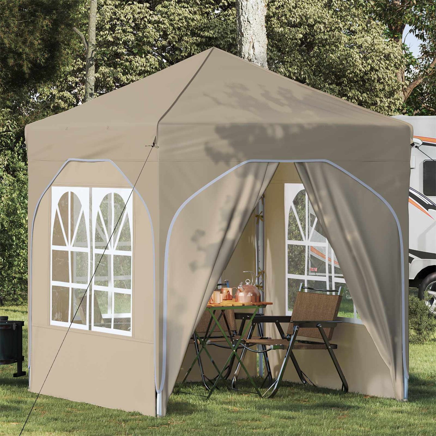 Pop-Up Partyzelt 194 X 194 X 245 Cm