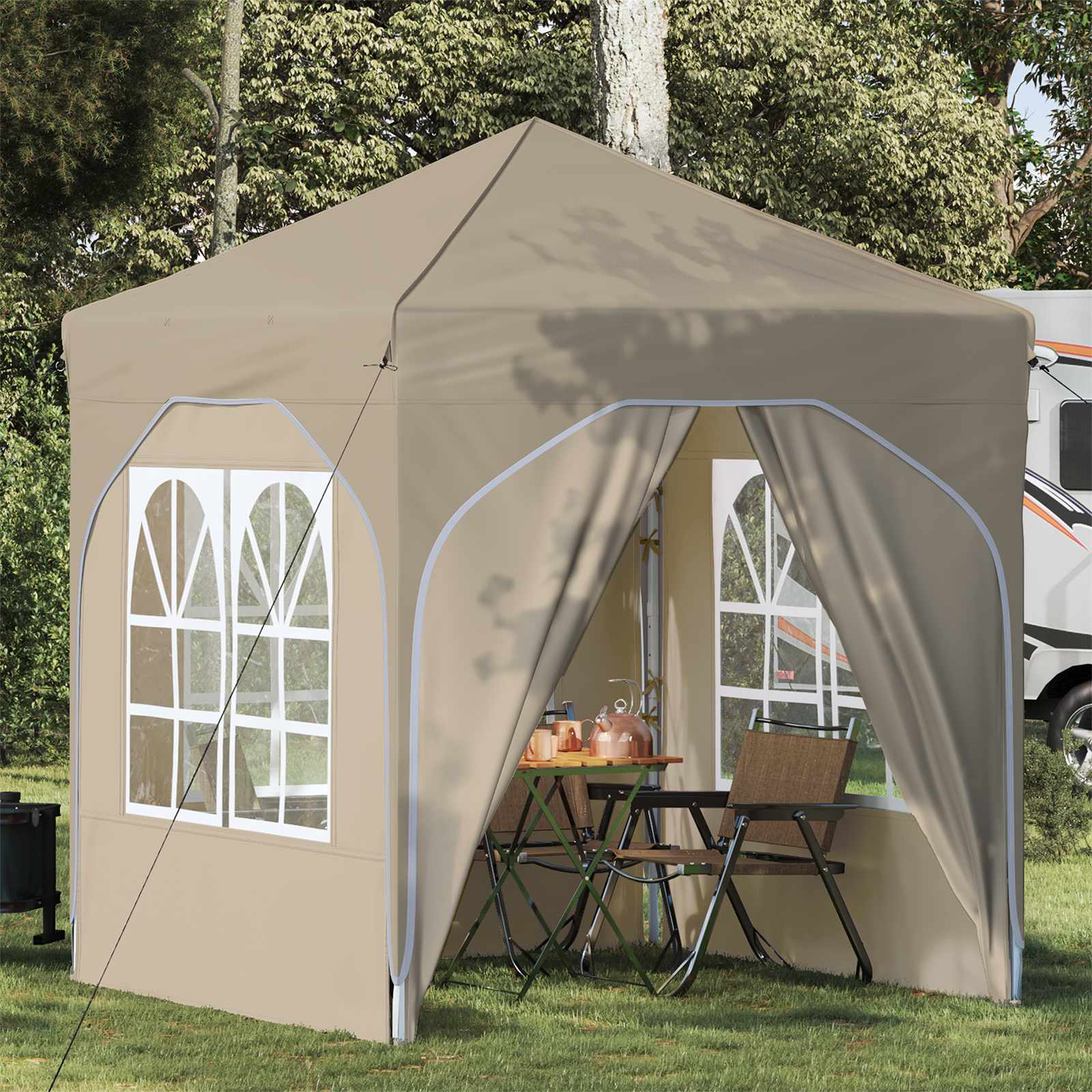 Pop-Up Partyzelt 194 X 194 X 245 Cm