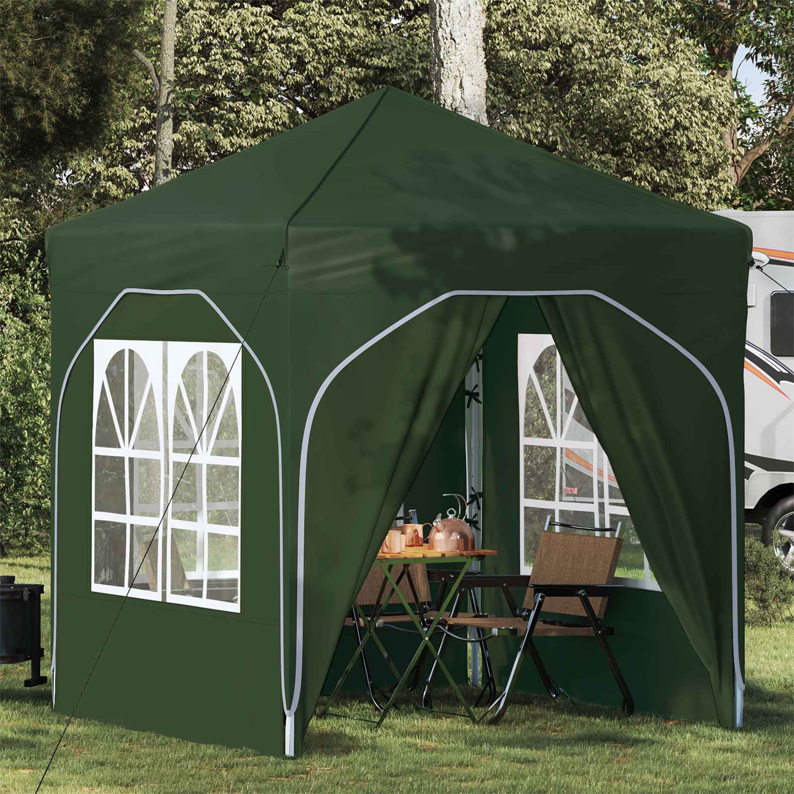 Pop-Up Partyzelt 194 X 194 X 245 Cm