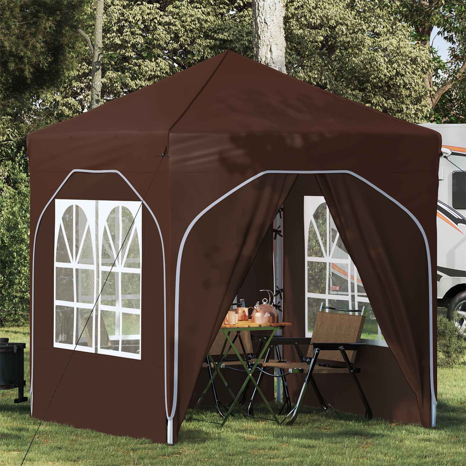 Pop-Up Partyzelt 194 X 194 X 245 Cm