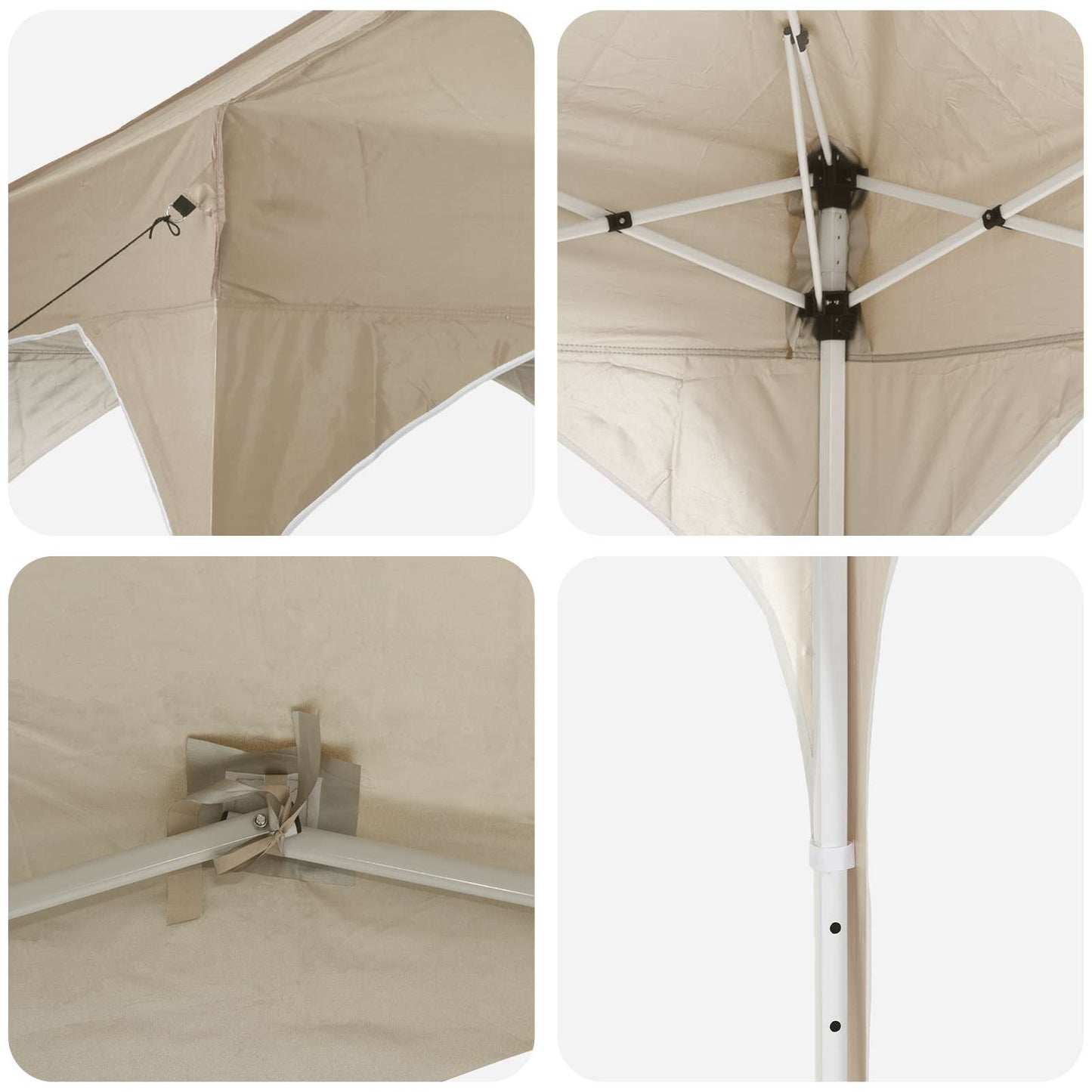 Pop-Up Partyzelt 290 X 290 X 245 Cm