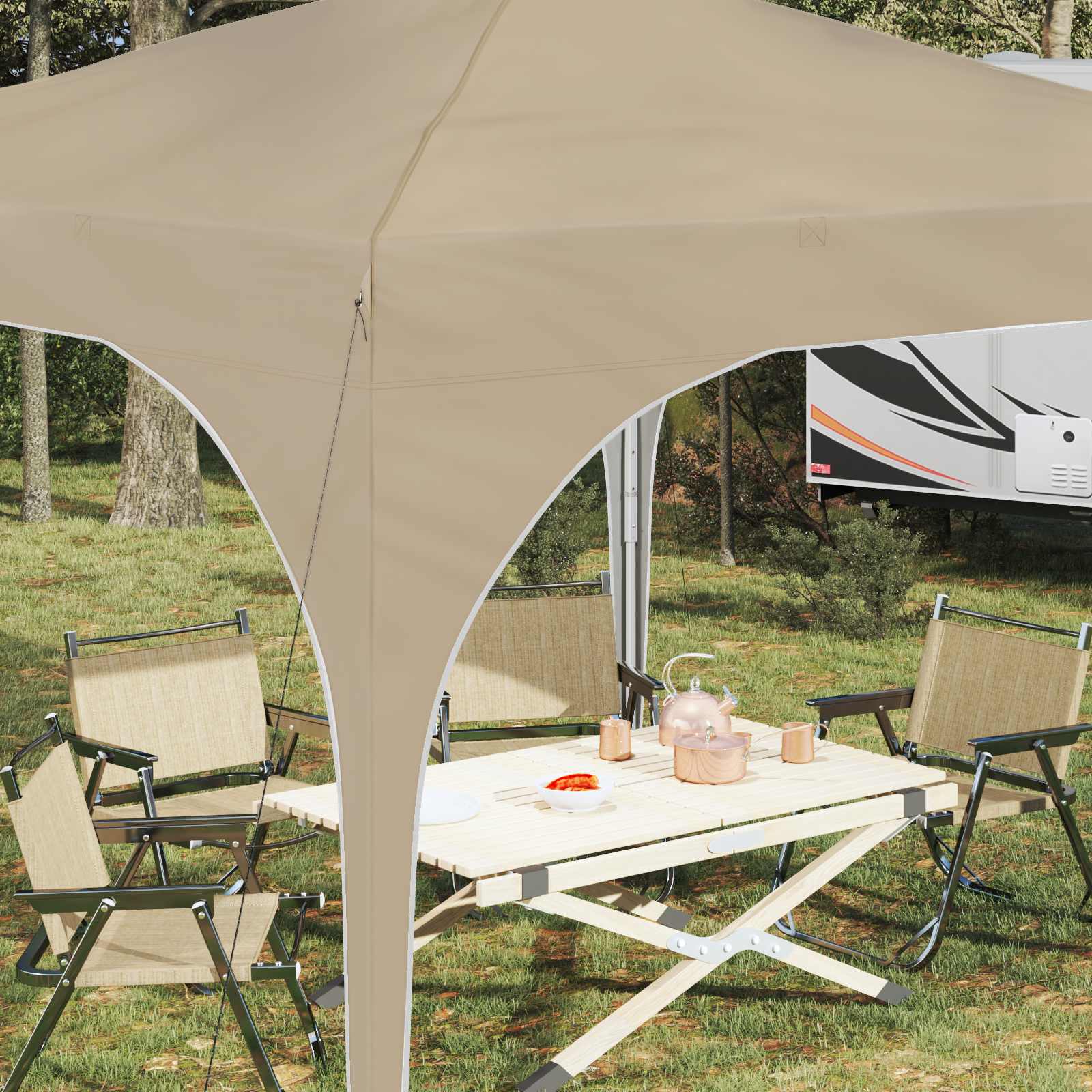 Pop-Up Partyzelt 290 X 290 X 245 Cm